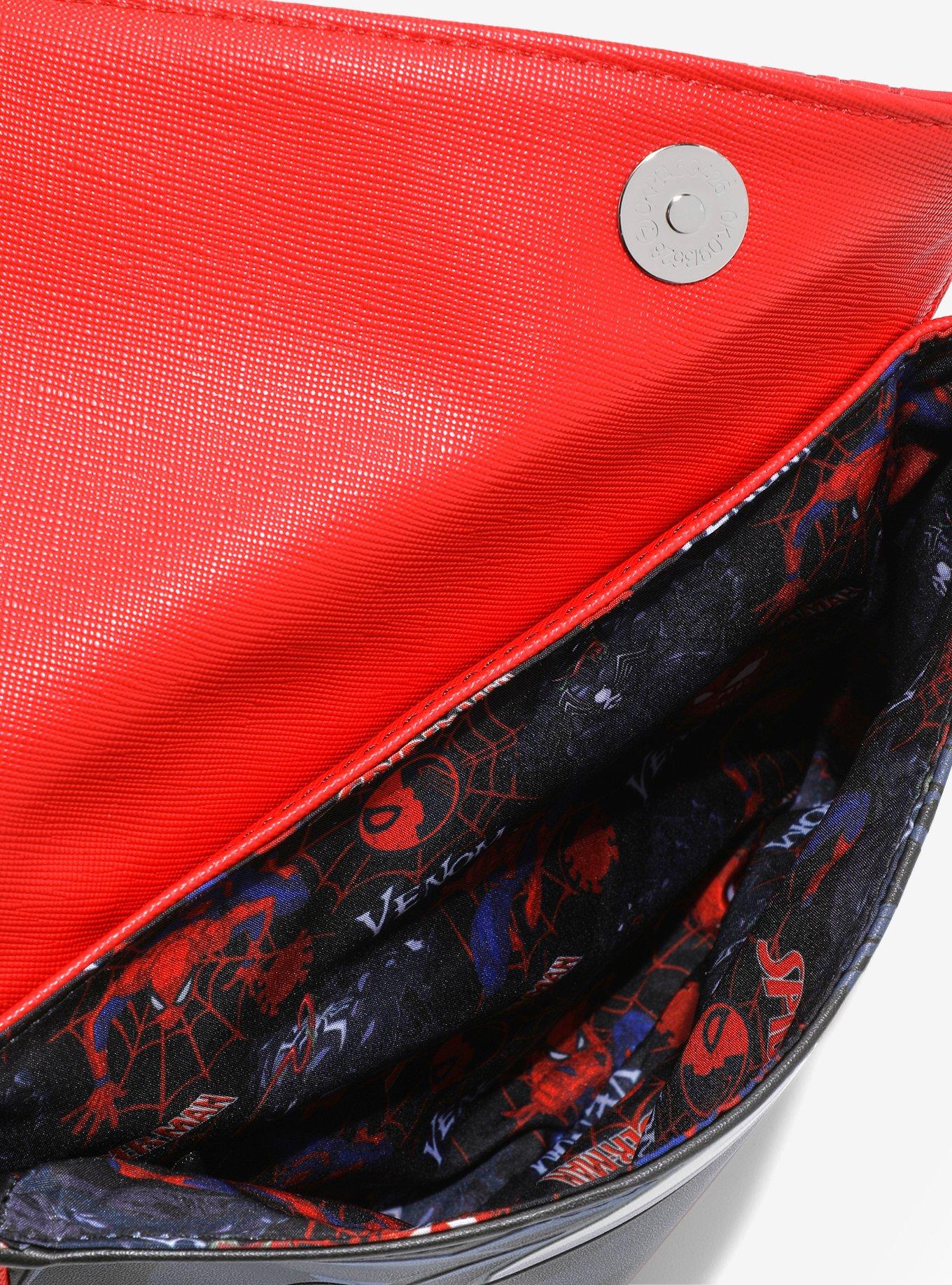 Loungefly Marvel Spider-Man Venom Split Crossbody Bag — BoxLunch Exclusive, , alternate
