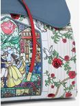 Loungefly Disney Beauty and the Beast Stained Glass Rose Handbag - BoxLunch Exclusive, , alternate