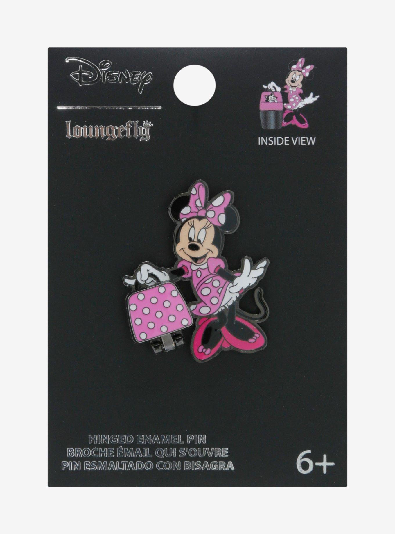 Loungefly Disney Minnie Mouse Purse Hinged Enamel Pin, , alternate