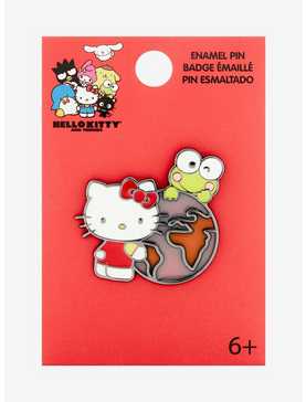 Loungefly Hello Kitty & Keroppi Globe Enamel Pin, , hi-res
