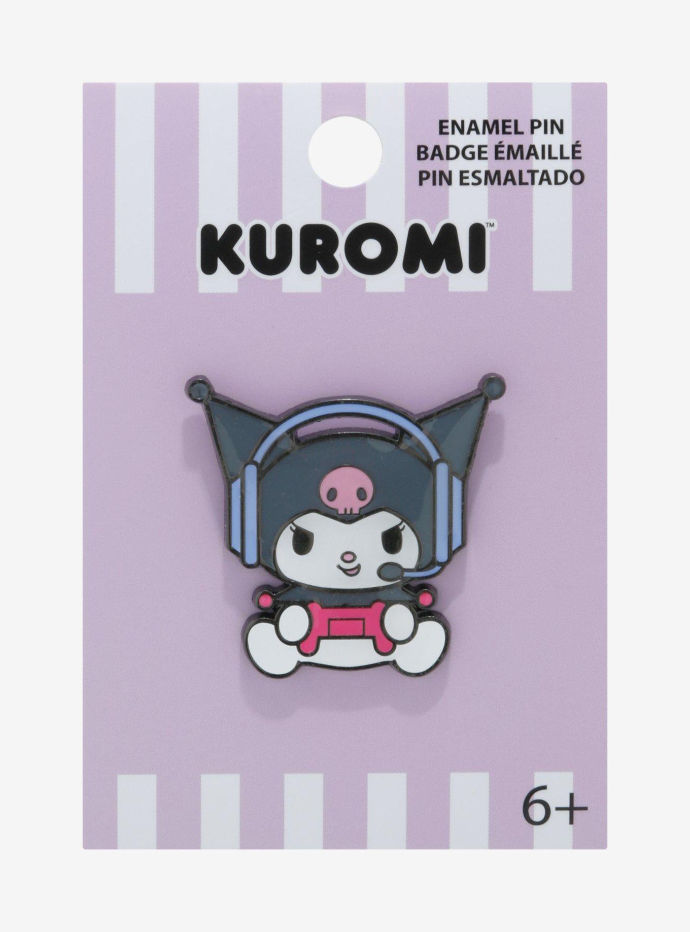 Loungefly Kuromi Gamer Enamel Pin, , alternate