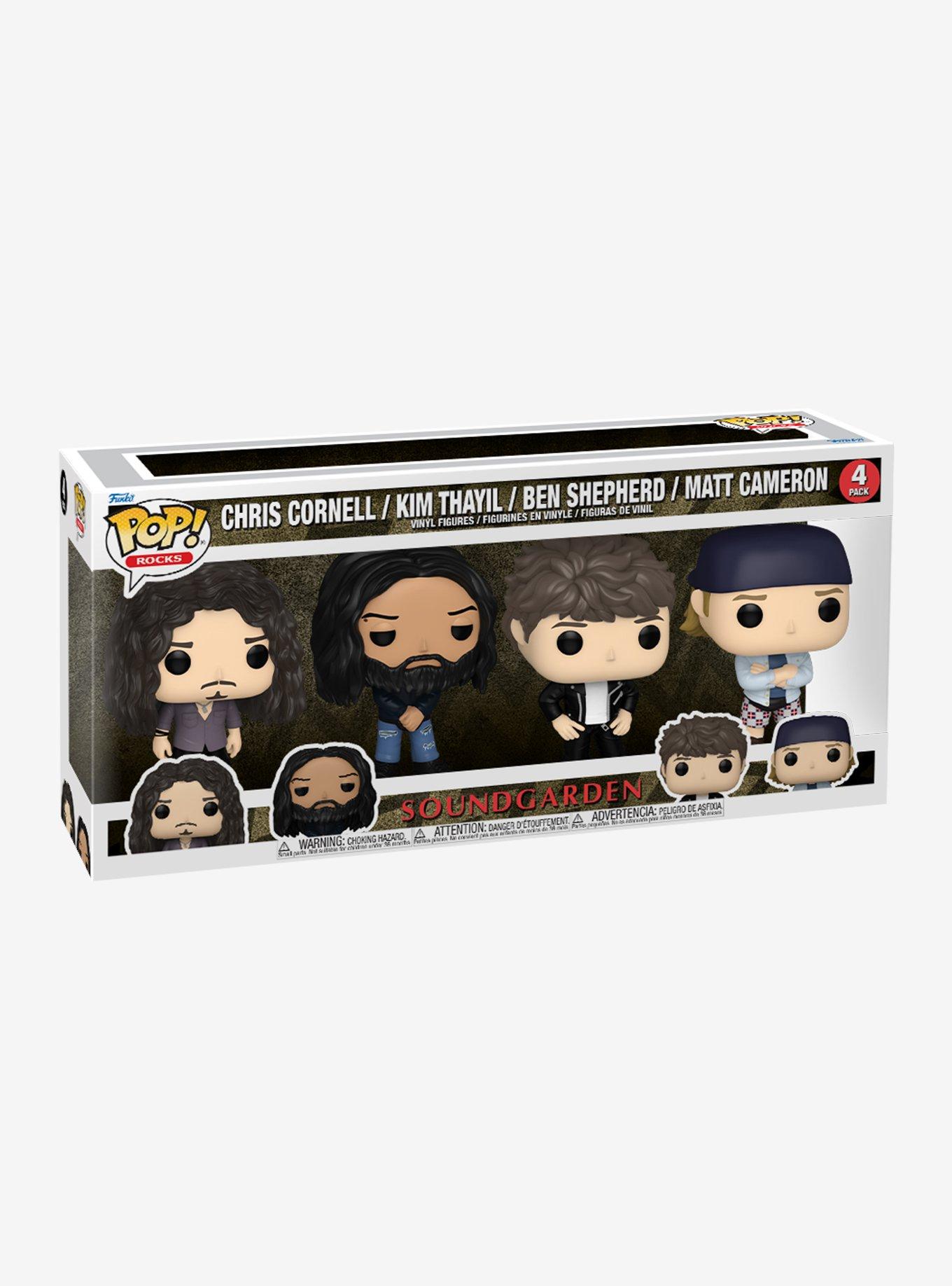 Funko Pop! Rocks Soundgarden Chris Cornell, Kim Thayil, Ben Shepherd, and Matt Cameron Vinyl Figure Set, , alternate
