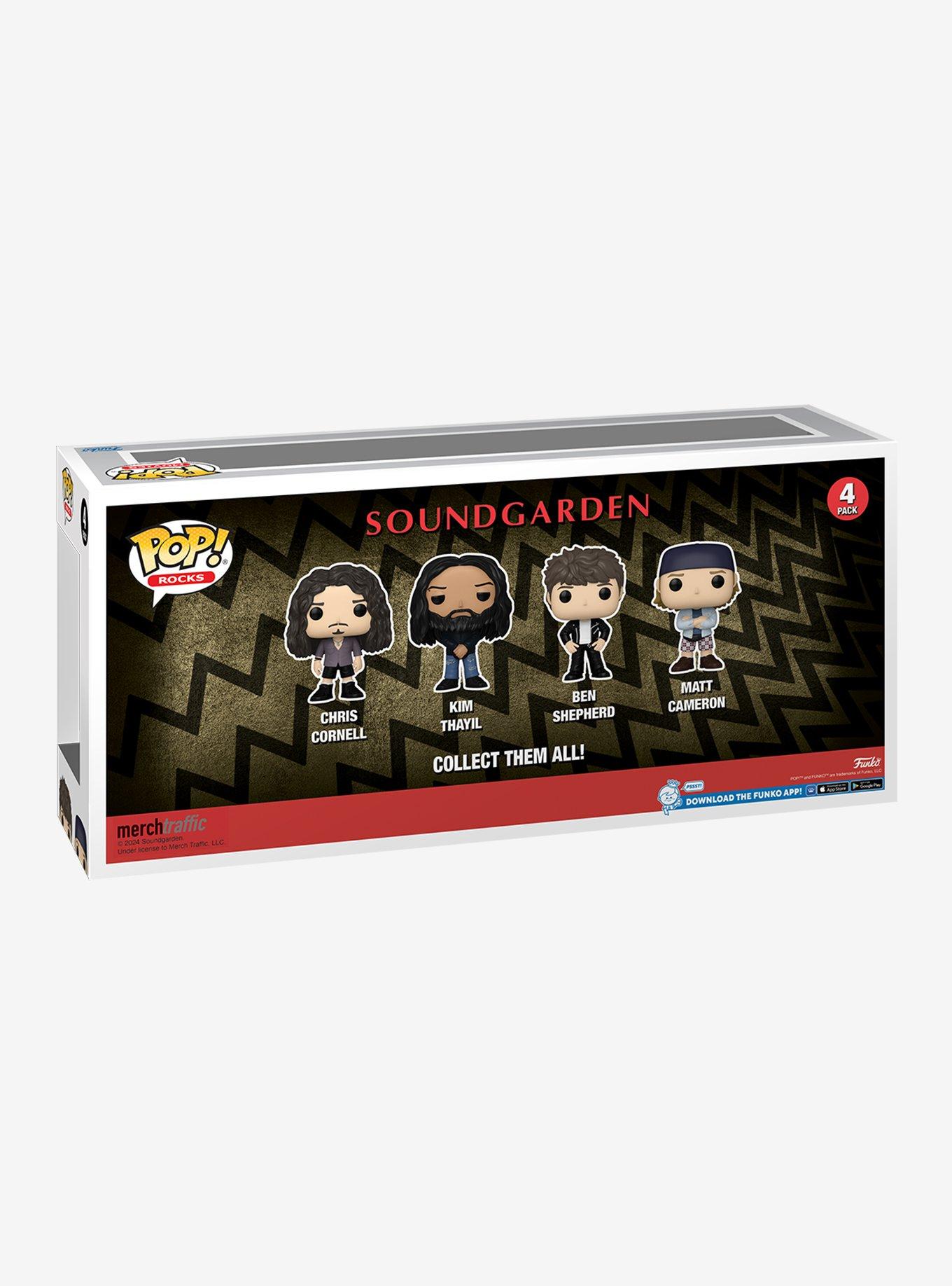 Funko Pop! Rocks Soundgarden Chris Cornell, Kim Thayil, Ben Shepherd, and Matt Cameron Vinyl Figure Set, , alternate