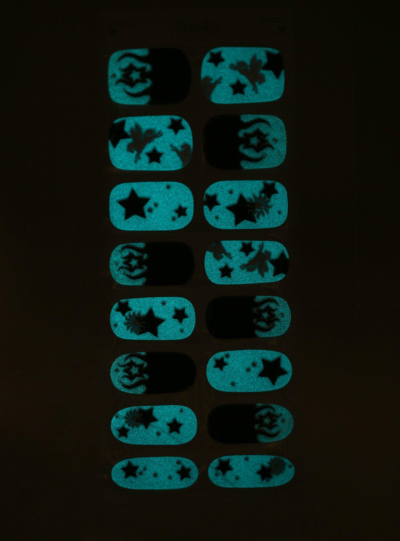 EDGEU Rock Chic Neon Glow-In-The-Dark Gel Nail Strips, , alternate