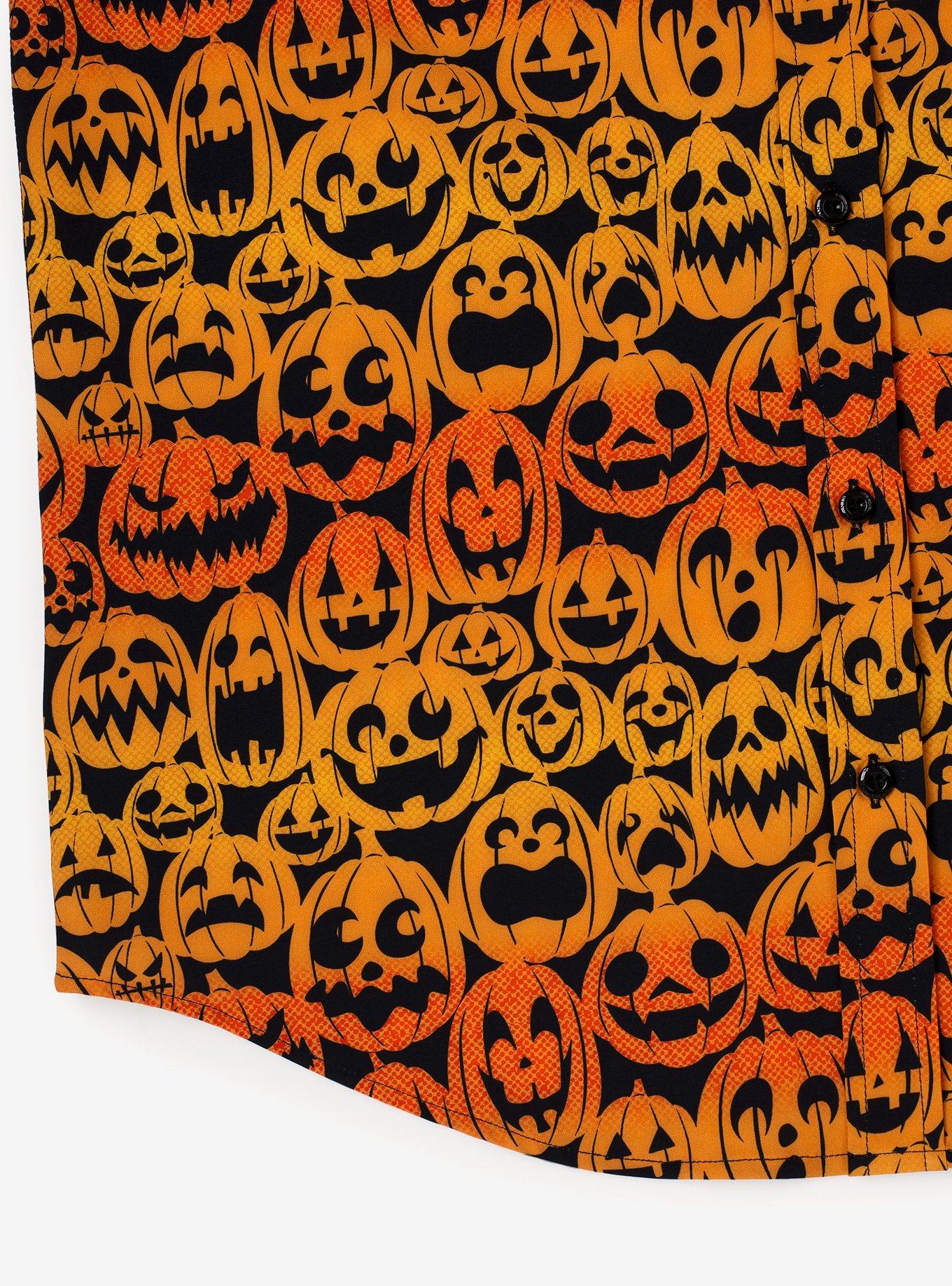 RSVLTS Jack O'Lantern Spooky Season Exclusive Button-Up Shirt, , hi-res