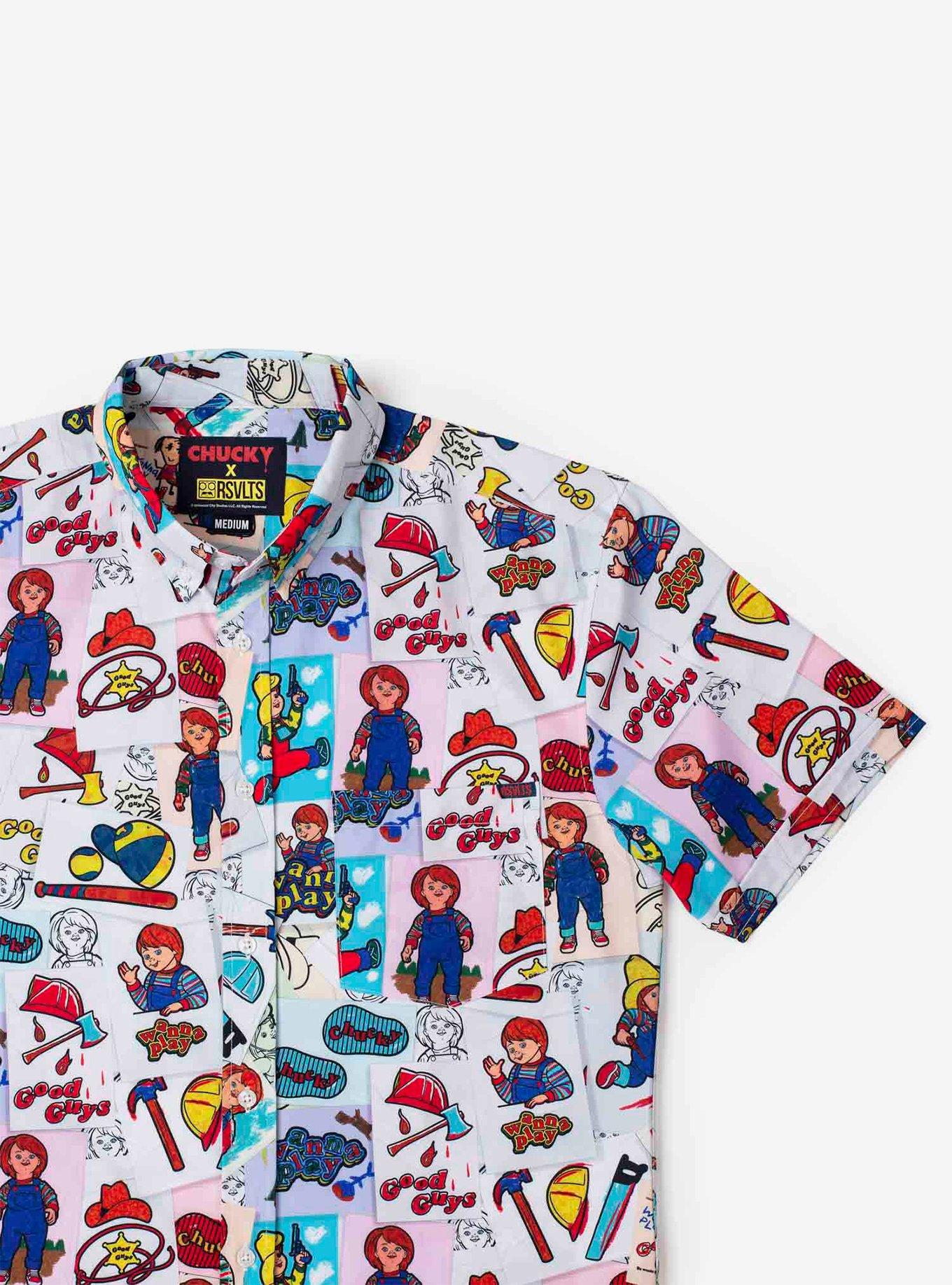 Chucky x RSVLTS "Wanna Color" Button-Up Shirt, , hi-res