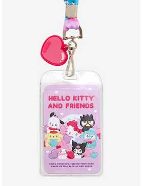 Sanrio Hello Kitty and Friends Emo Kyun Allover Print Lanyard - BoxLunch Exclusive, , hi-res