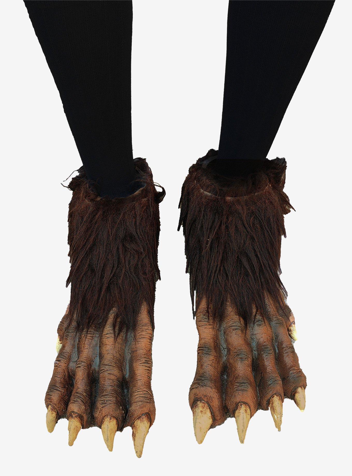 Wolf Feet Deluxe Costume Shoe, , hi-res