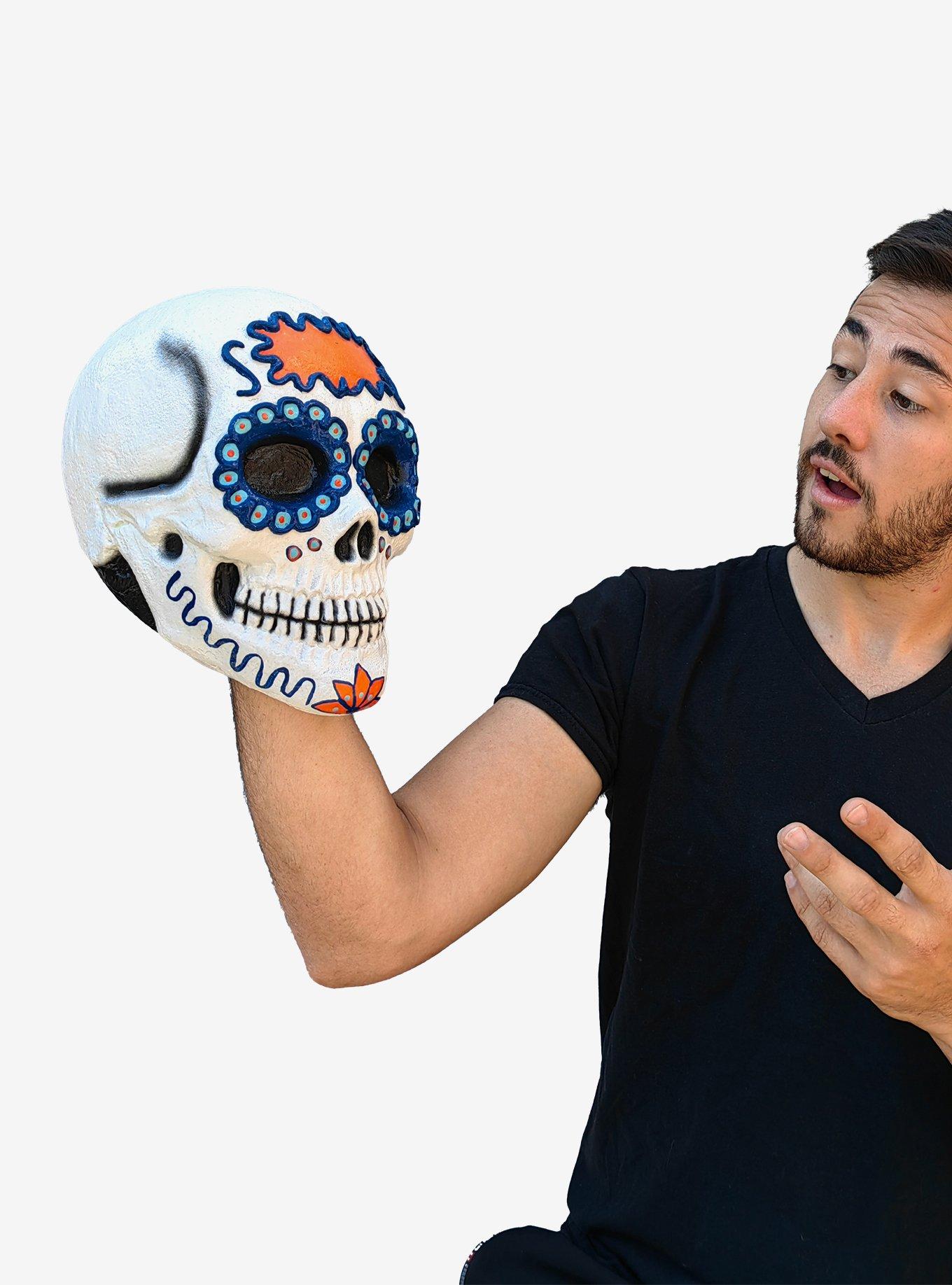 Sugar Skull Blue Decor, , hi-res