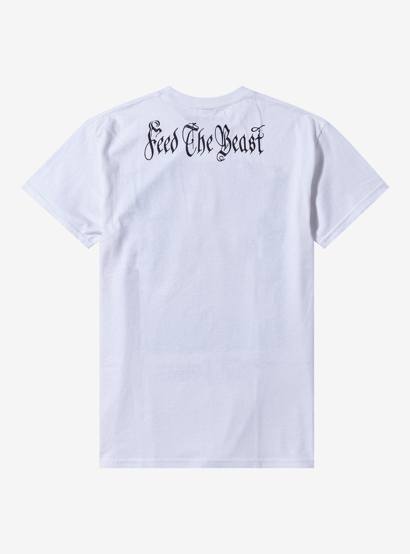 Kim Petras Feed The Beast Portrait T-Shirt, BRIGHT WHITE, alternate