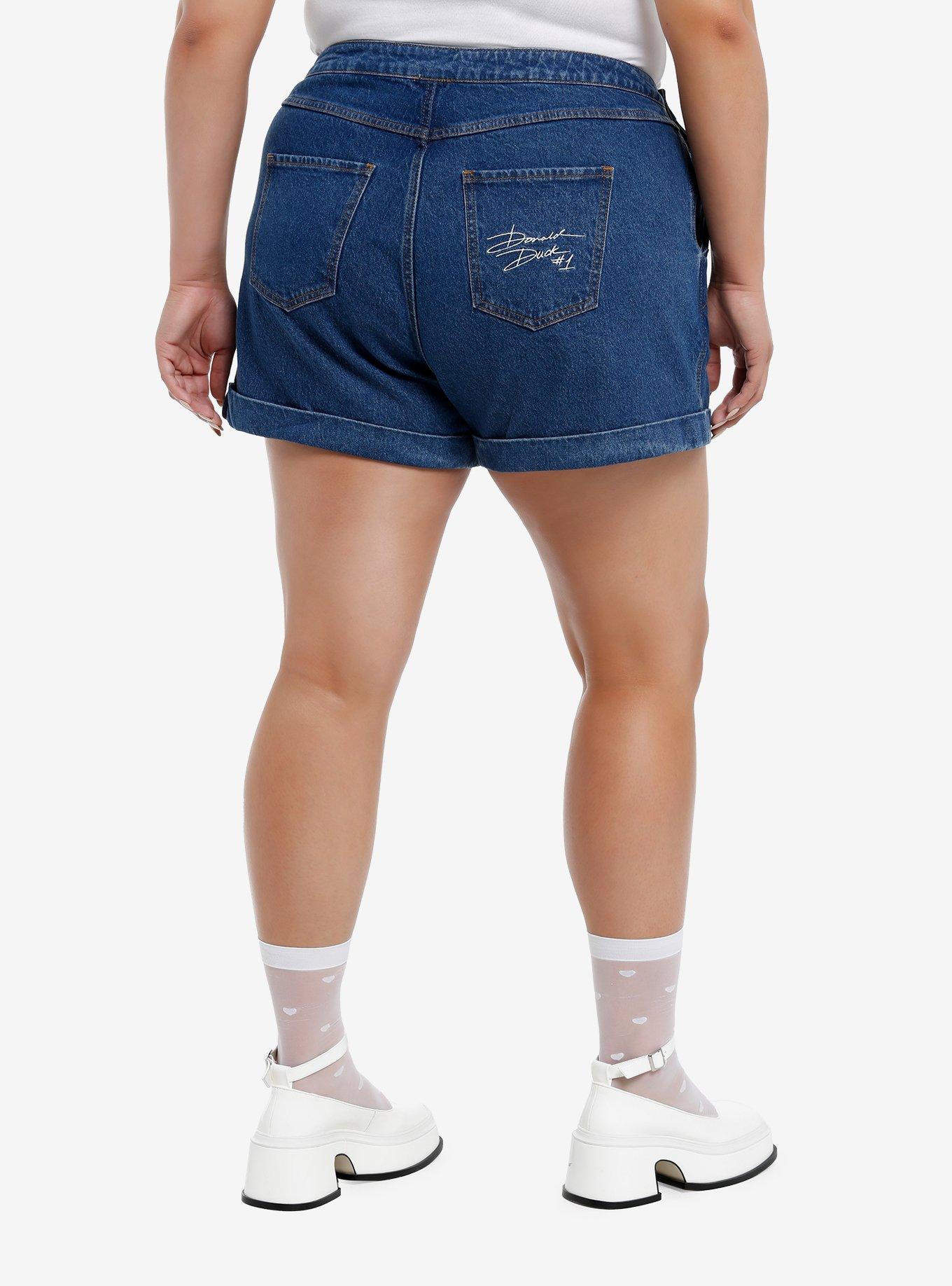 Her Universe Disney Donald Duck Denim Sailor Shorts Plus Size, , hi-res