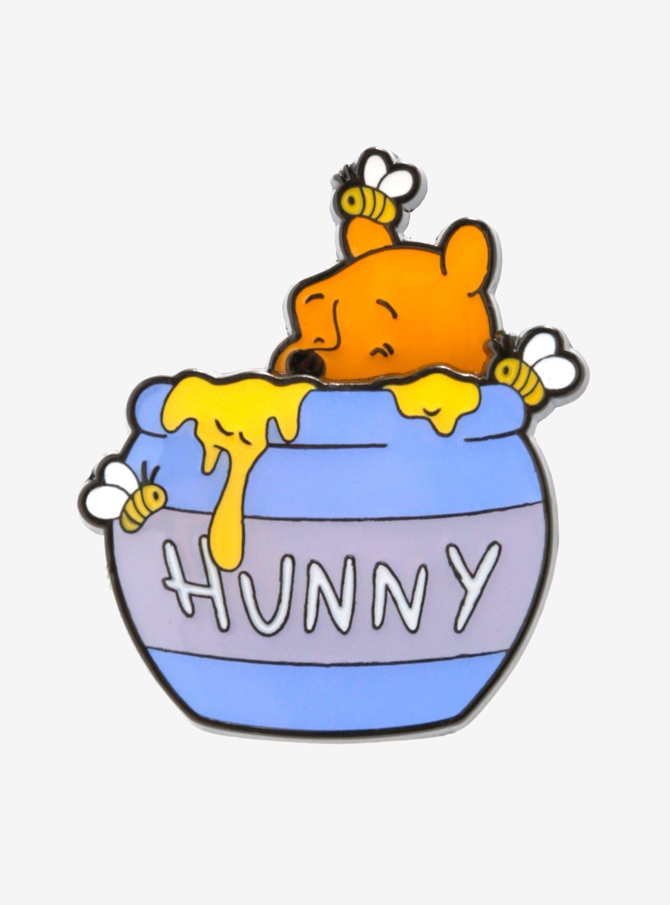 Loungefly Disney Winnie The Pooh Hunny Sliding Enamel Pin, , alternate