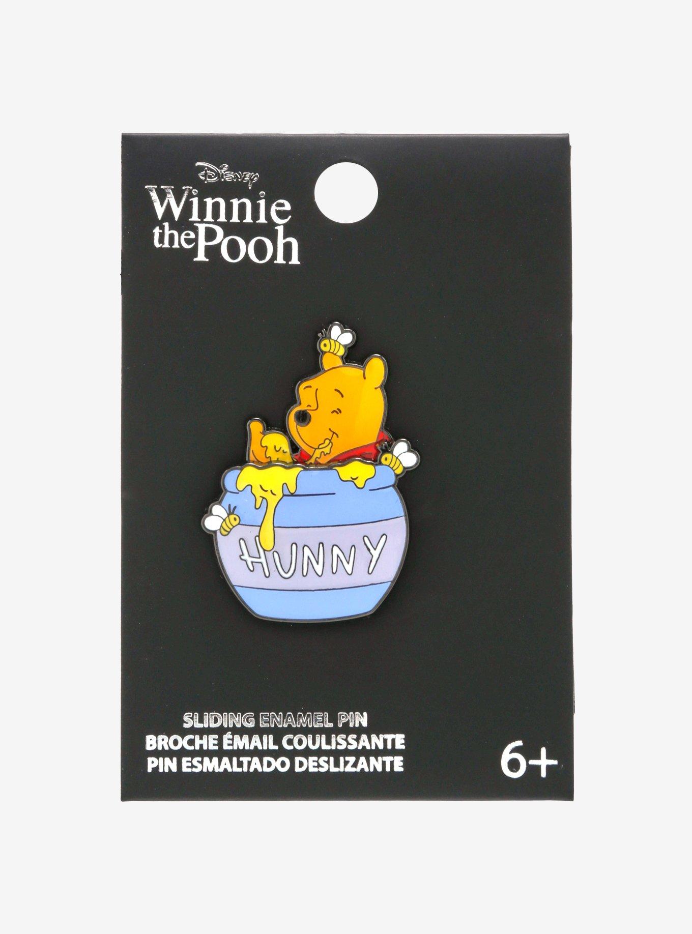 Loungefly Disney Winnie The Pooh Hunny Sliding Enamel Pin, , alternate