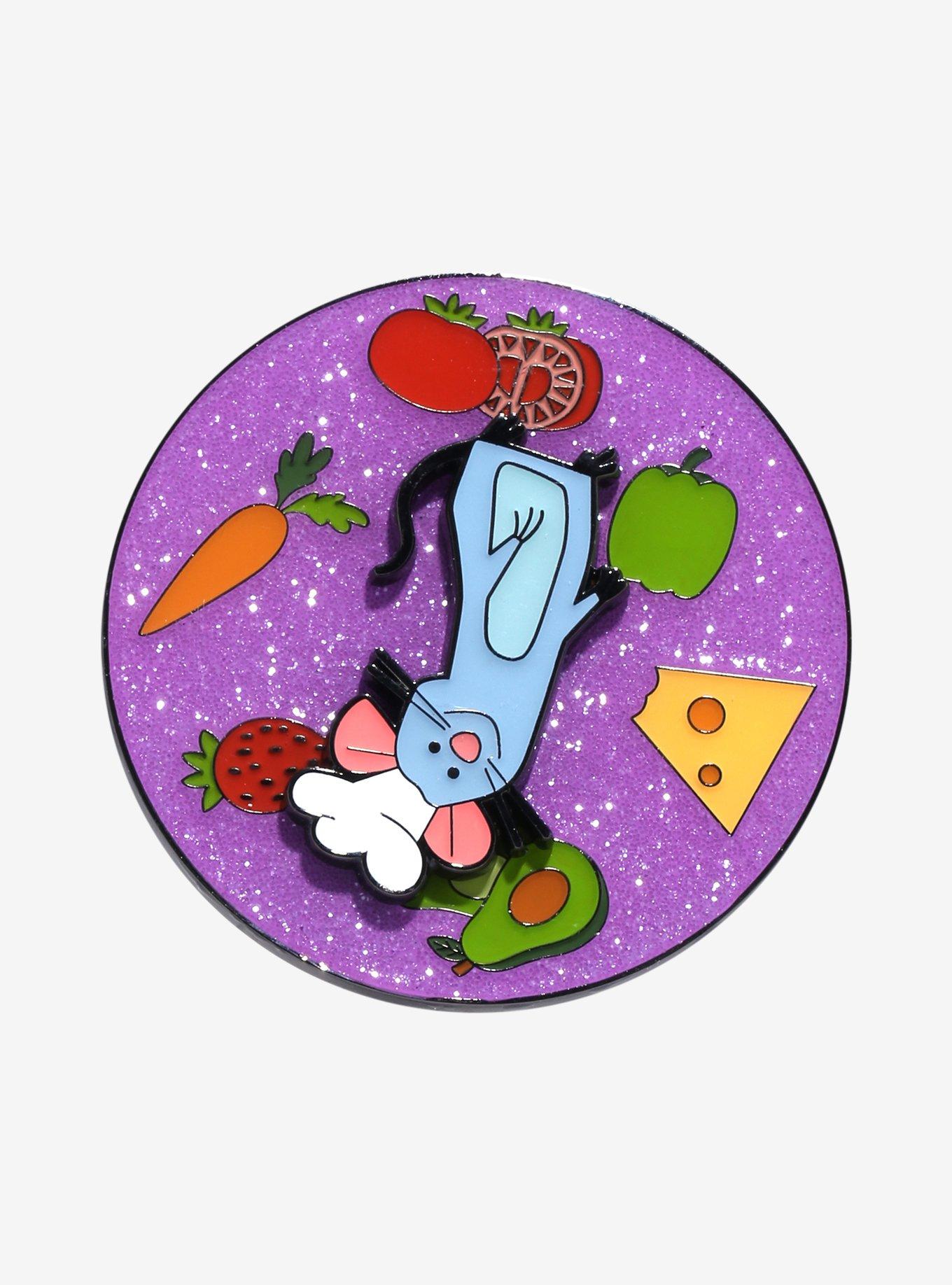 Loungefly Disney Pixar Ratatouille Spinner Enamel Pin, , hi-res