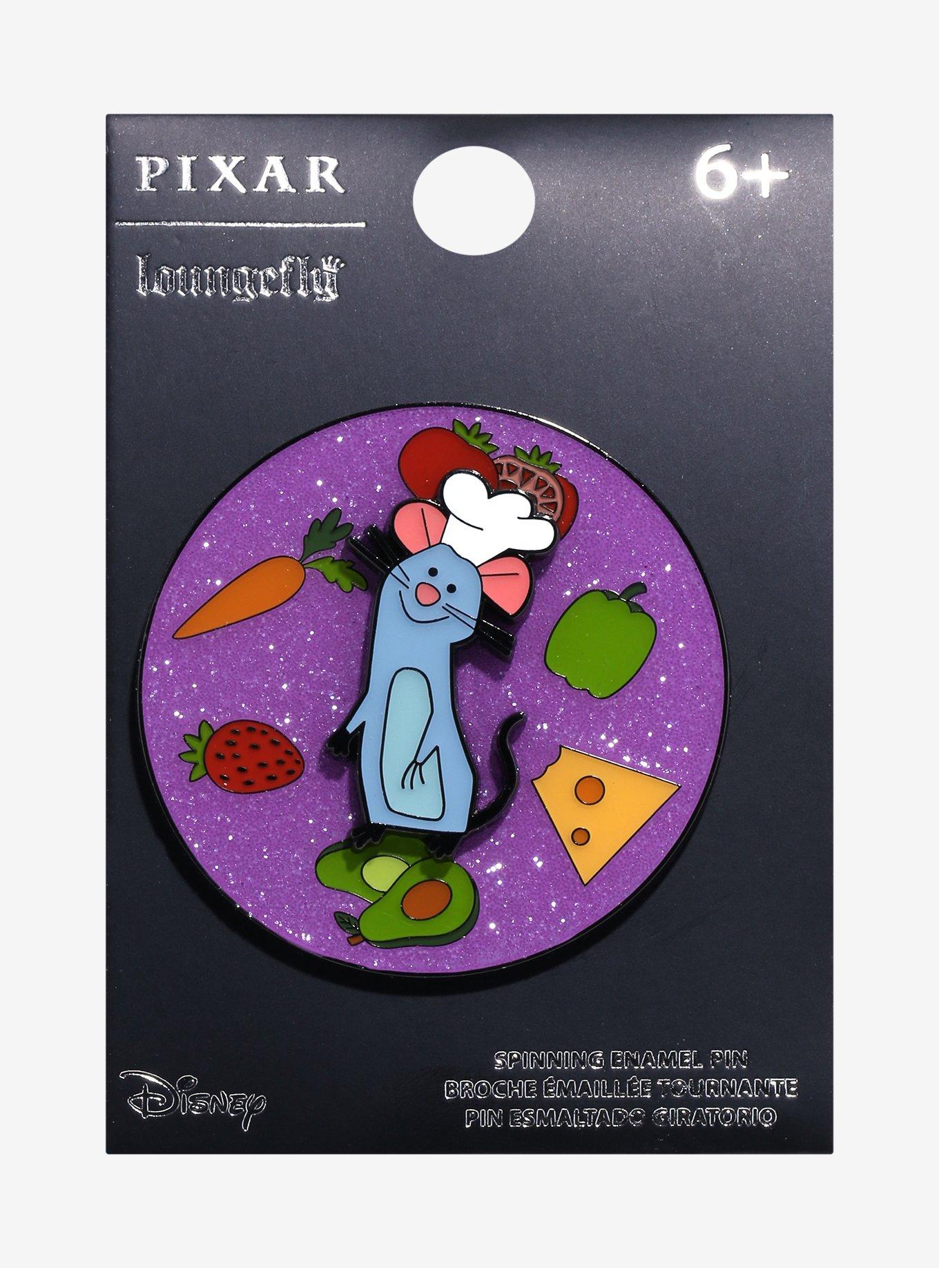 Loungefly Disney Pixar Ratatouille Spinner Enamel Pin, , alternate