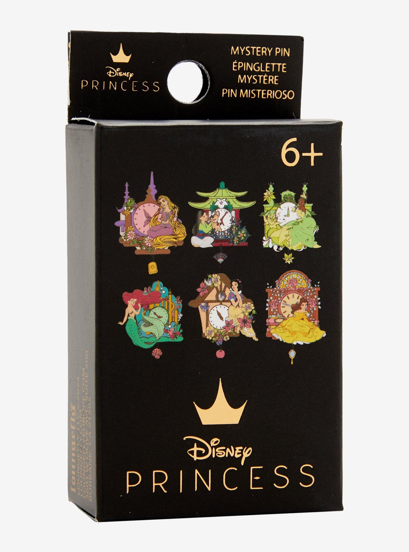 Loungefly Disney Princess Clocks Blind Box Enamel Pin, , alternate