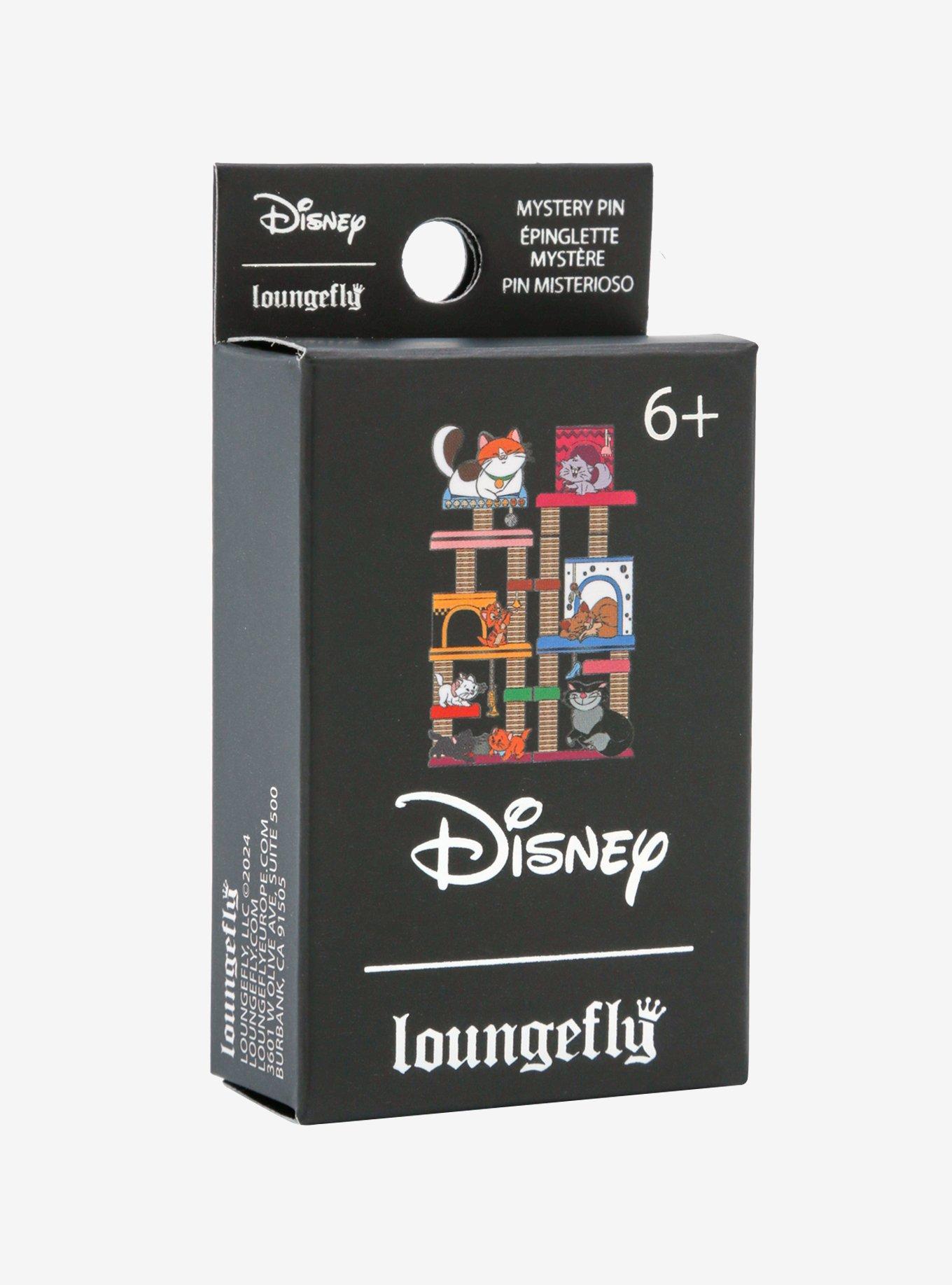 Loungefly Disney Cats Tower Blind Box Enamel Pin, , alternate