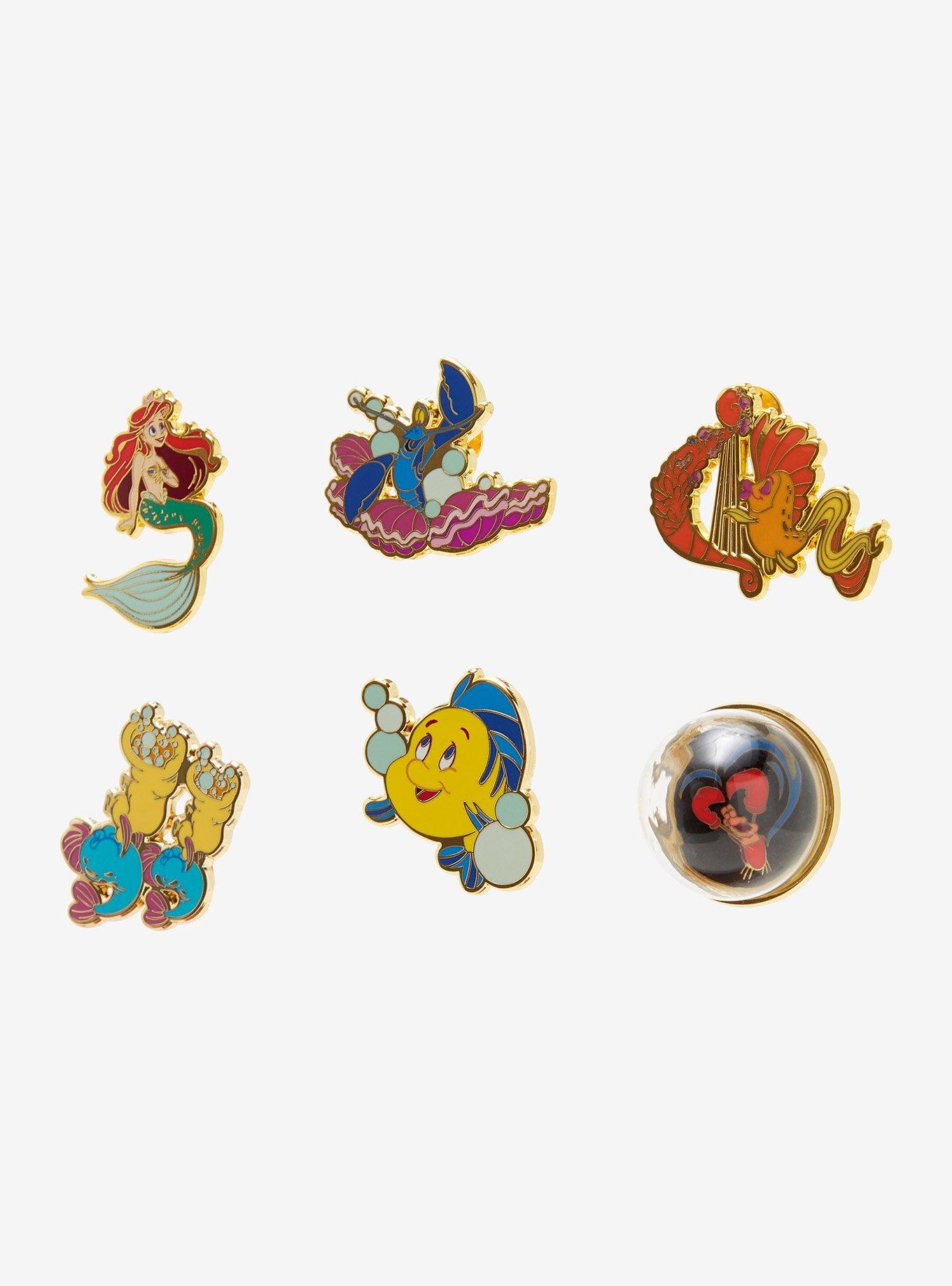 Loungefly Disney The Little Mermaid Characters Blind Box Enamel Pin, , alternate