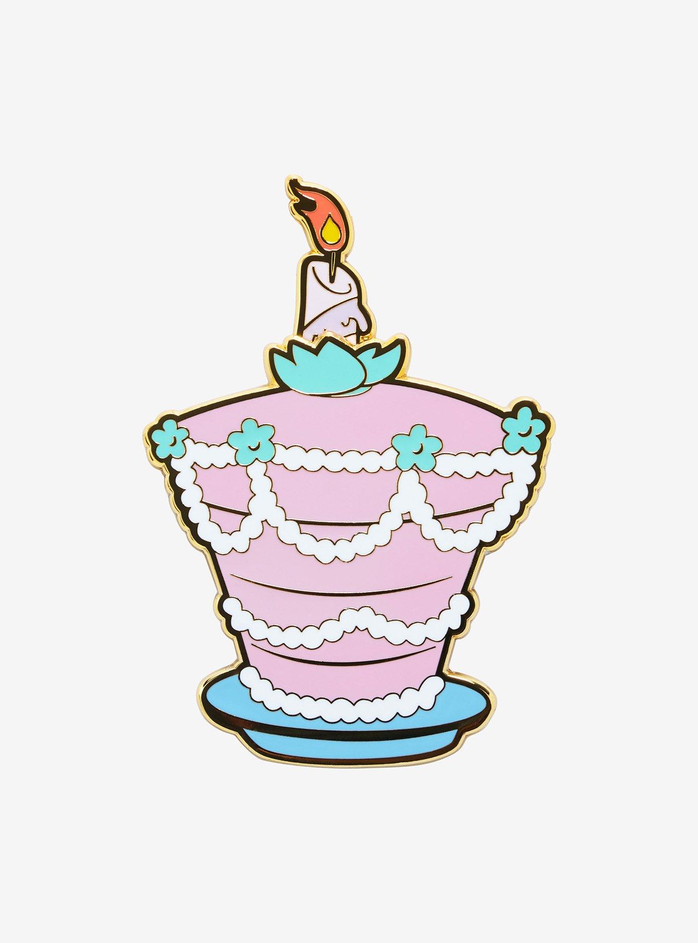 Loungefly Disney Alice In Wonderland Unbirthday Cake Sliding Pin, , alternate