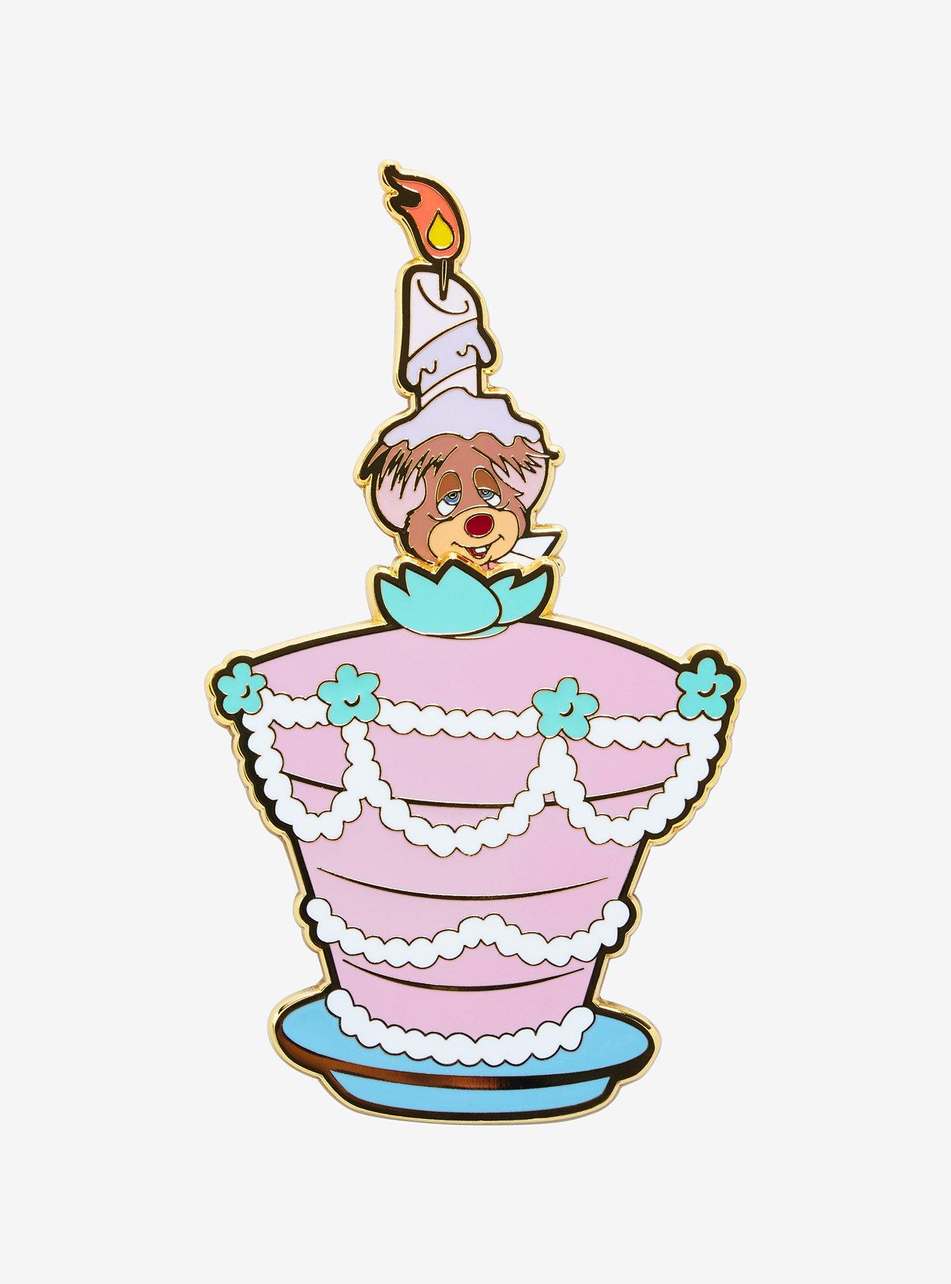 Loungefly Disney Alice In Wonderland Unbirthday Cake Sliding Pin, , alternate