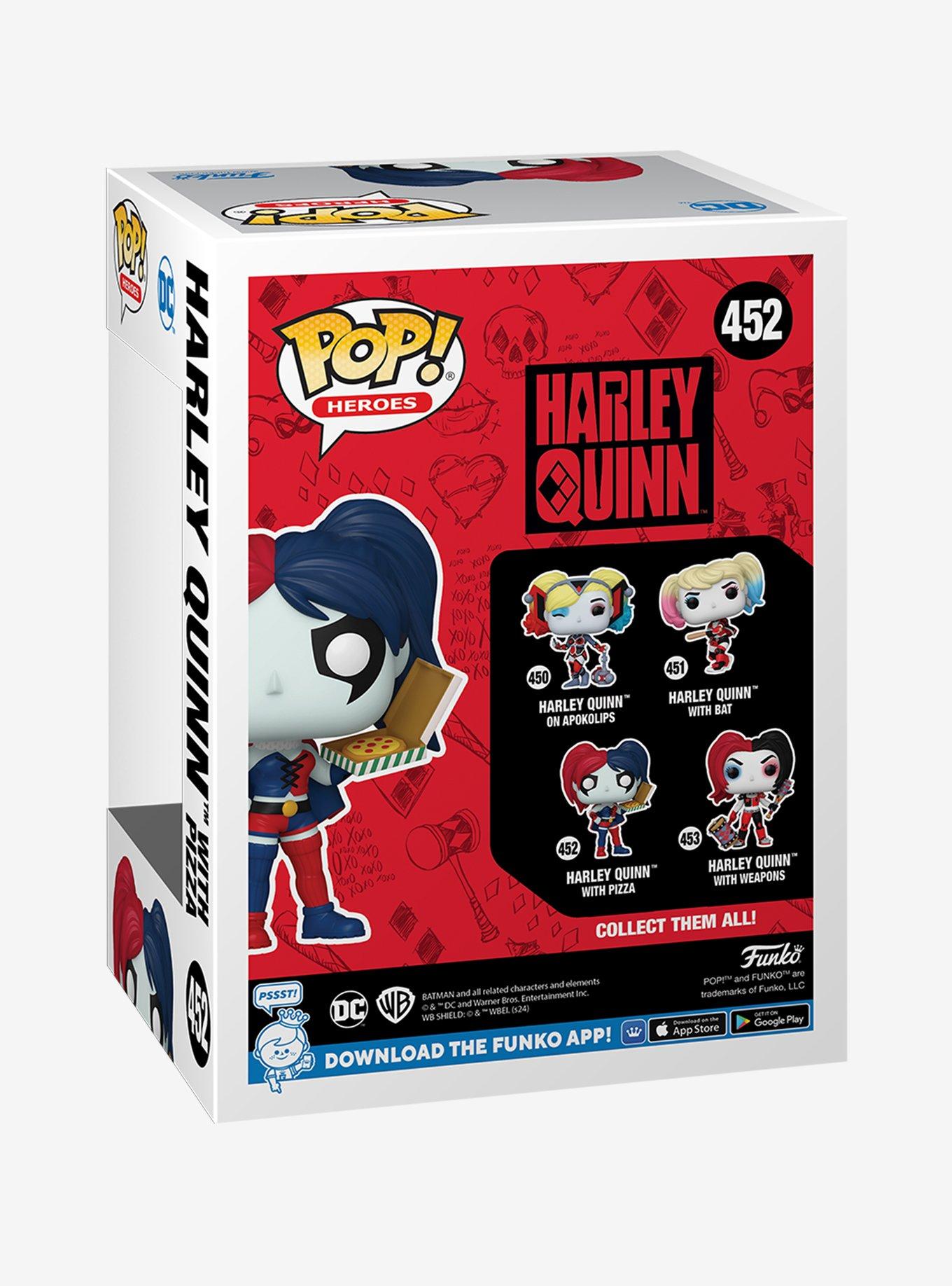 Funko Pop! Heroes DC Comics Harley Quinn with Pizza Vinyl Figure, , alternate