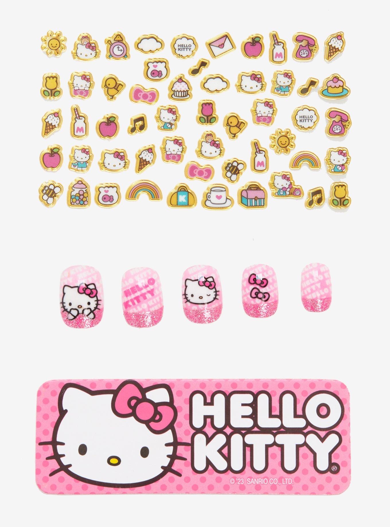Hello Kitty Faux Nail & Sticker Set, , alternate