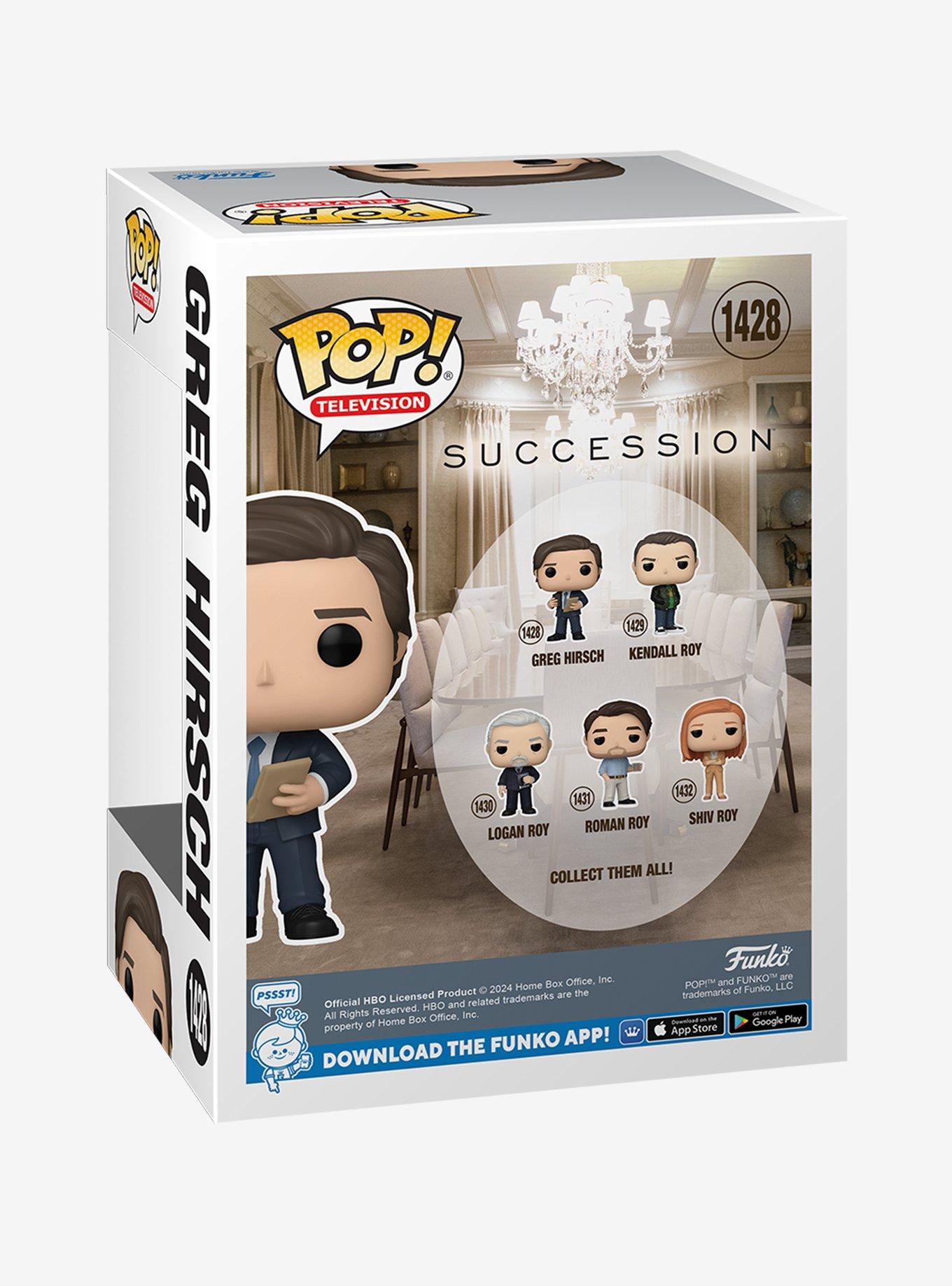 Funko Pop! Television Succession Greg Hirsch Vinyl Figure, , alternate
