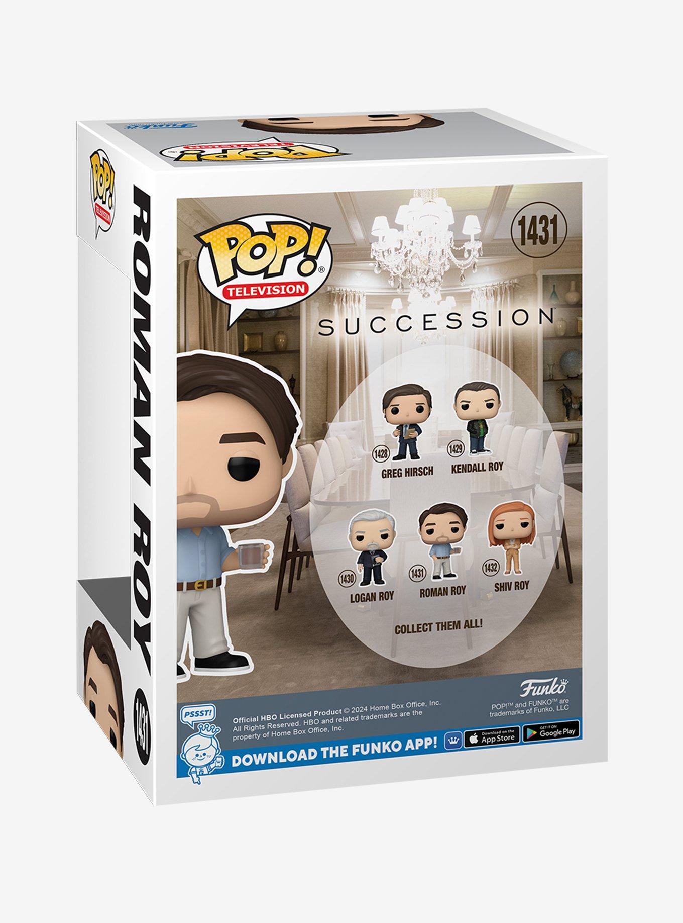 Funko Pop! Television Succession Roman Roy Vinyl Figure, , alternate