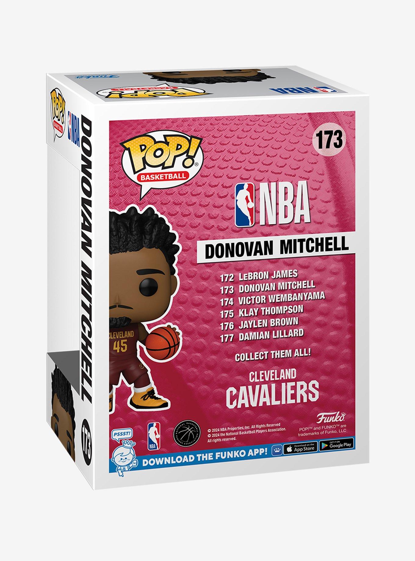 Funko Pop! Basketball Cleveland Cavaliers Donovan Mitchell Vinyl Figure