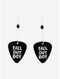 Fall Out Boy Guitar Pick Drop Earrings, , alternate