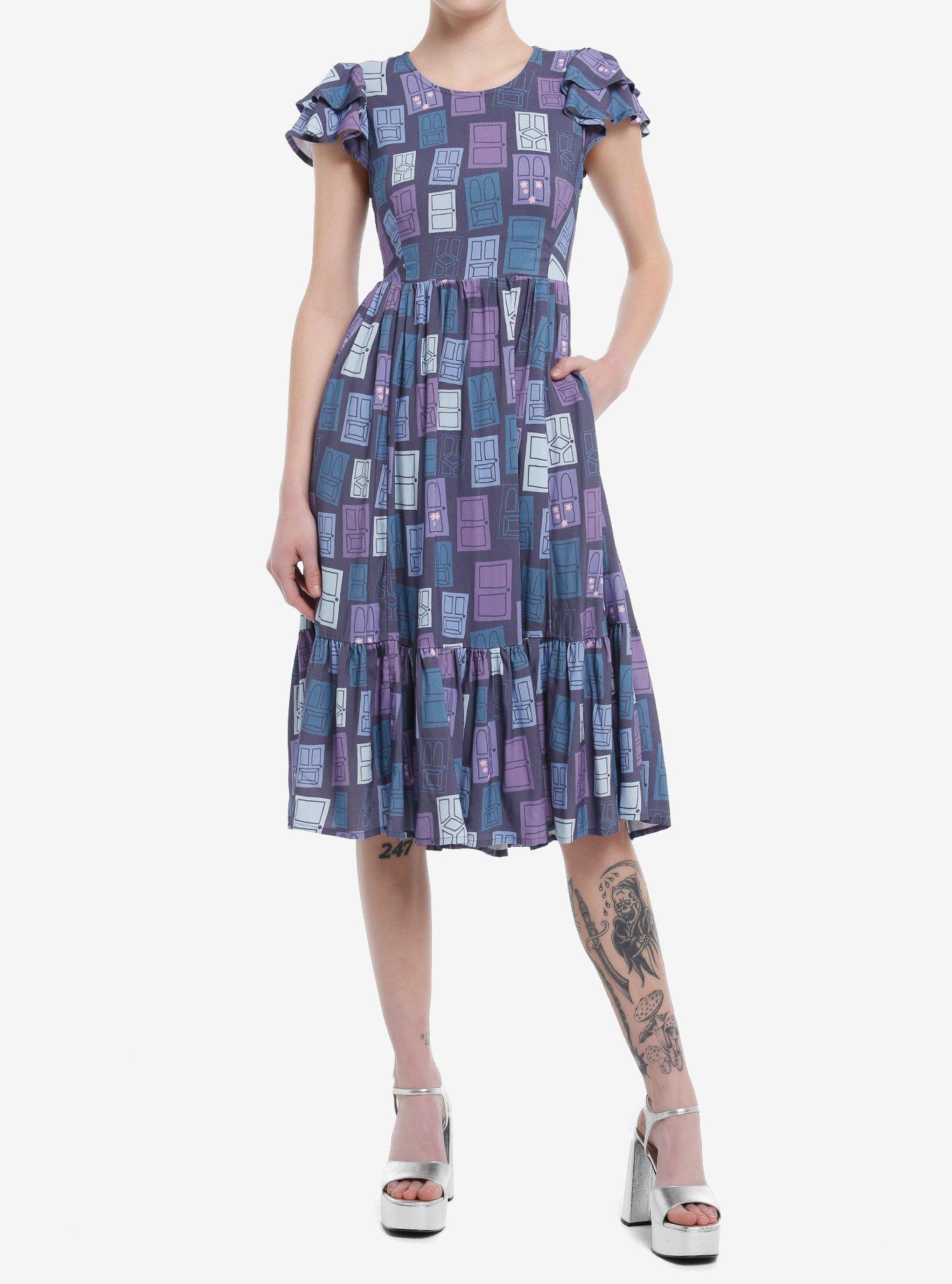 Her Universe Disney Pixar Monsters, Inc. Doors Ruffle Dress, , hi-res