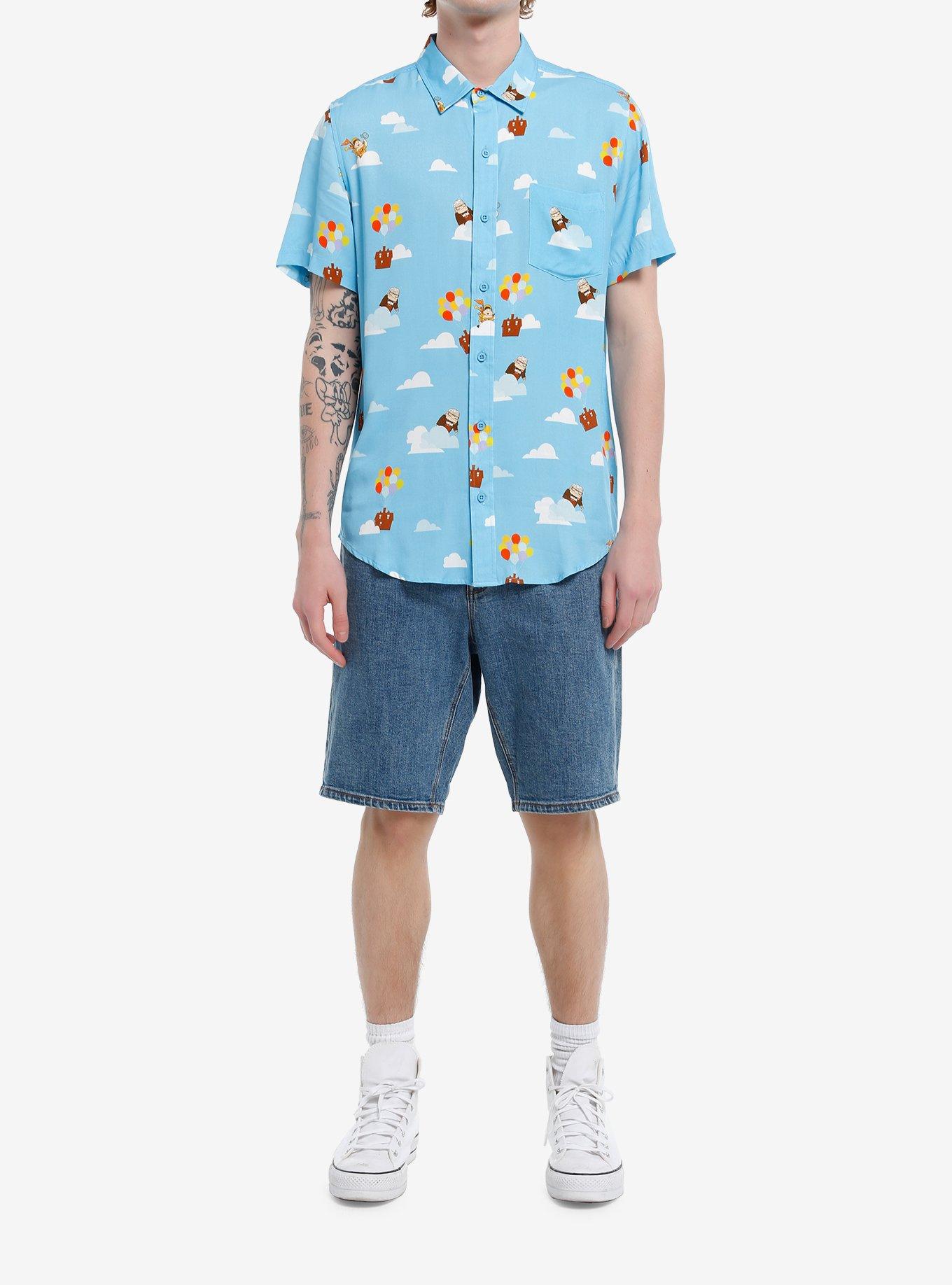 Our Universe Disney Pixar Up Woven Button-Up, , hi-res