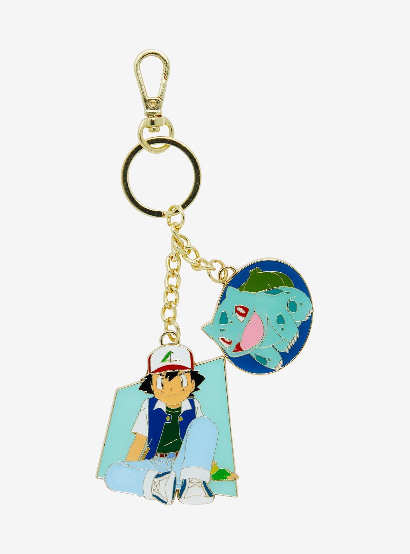 Pokémon Ash and Bulbasaur Keychain - BoxLunch Exclusive, , hi-res