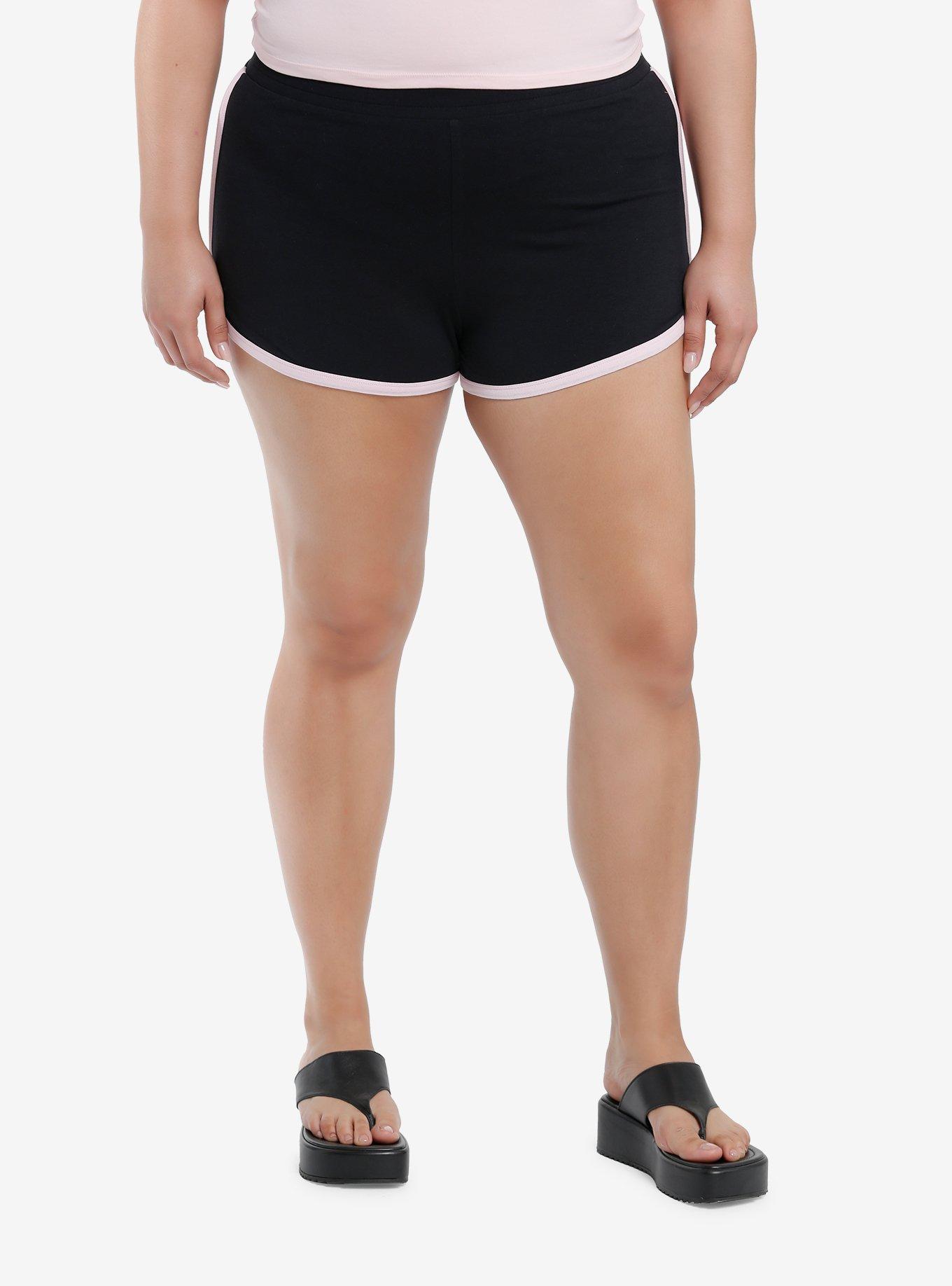 Sweet Society Glitter Butterfly Girls Soft Shorts Plus Size, , hi-res