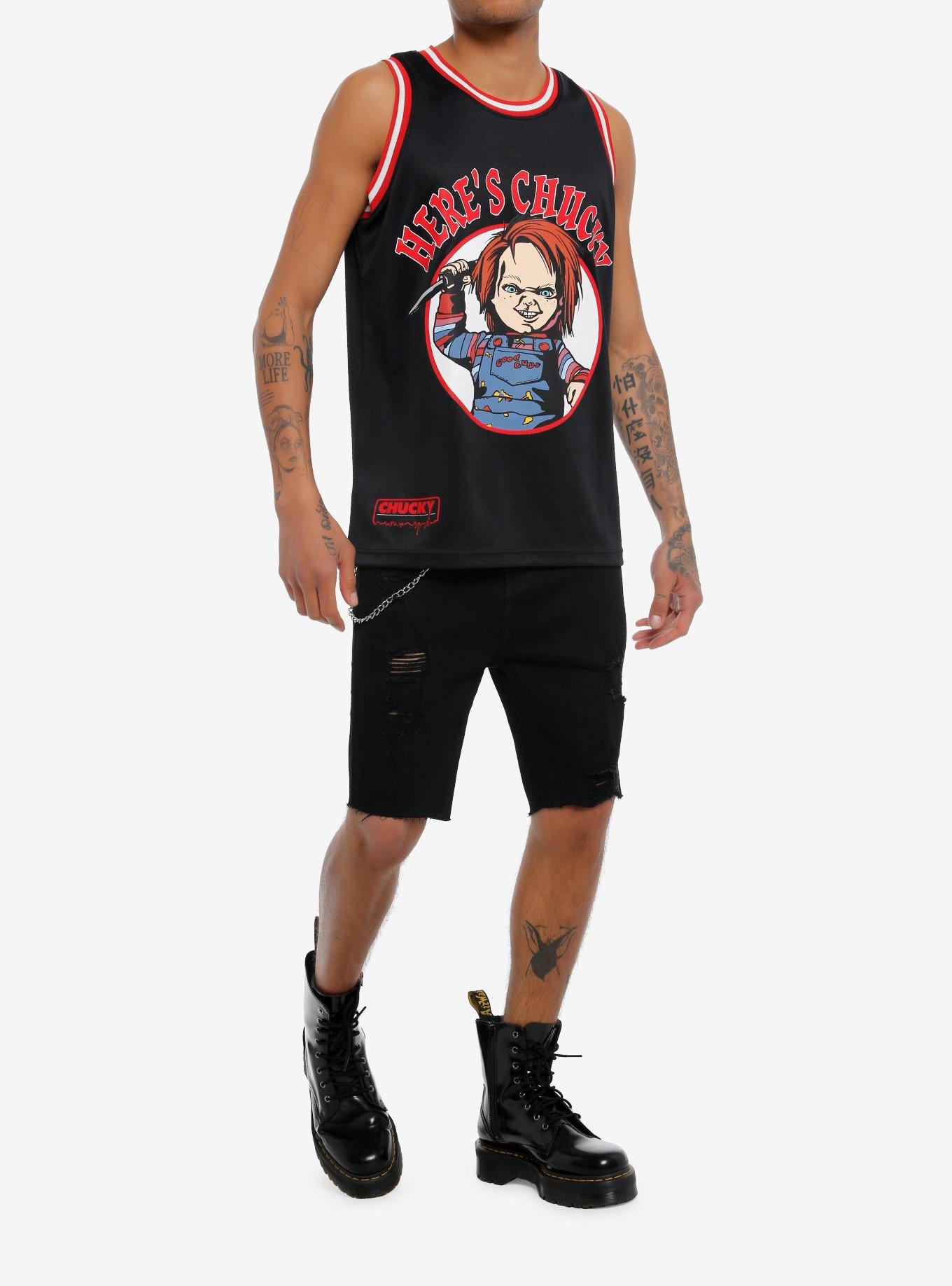 Chucky Basketball Jersey, BLACK, alternate