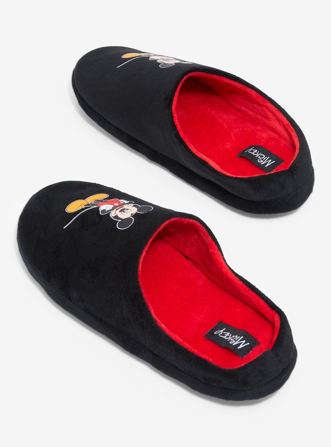 Disney Mickey Mouse Portrait Slippers, BLACK, alternate