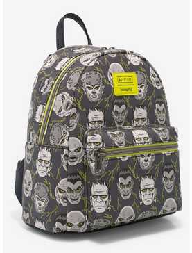 Loungefly Universal Monsters Faces Mini Backpack, , hi-res