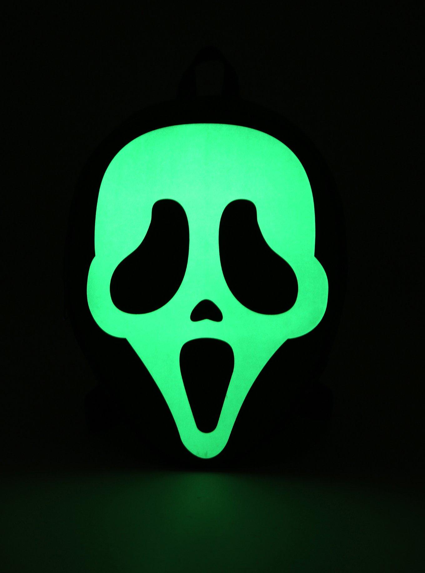 Ghost Face Mask Glow-In-The-Dark Mini Backpack, , alternate
