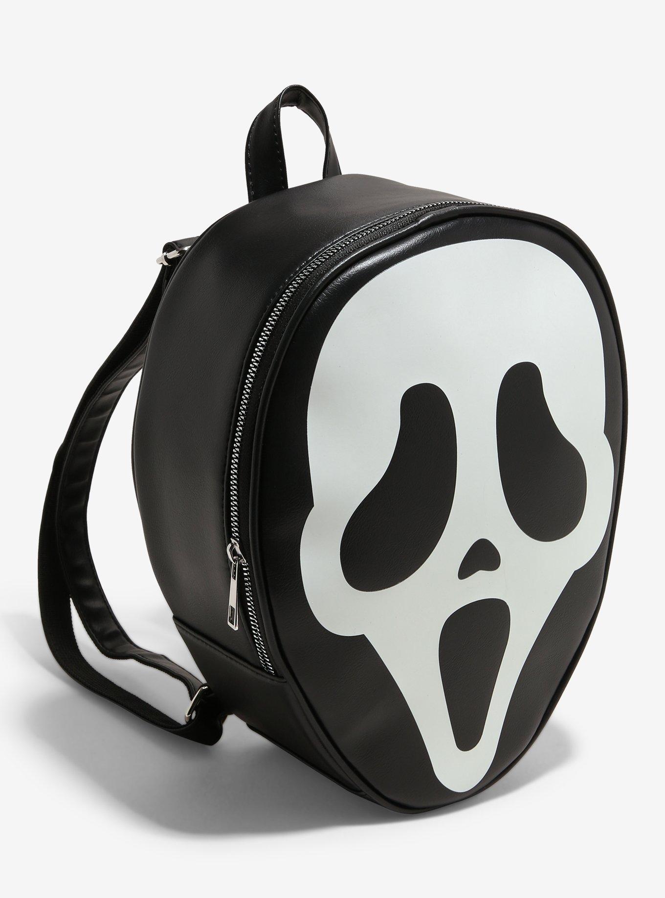 Scream Ghost Face Mask Glow-In-The-Dark Mini Backpack