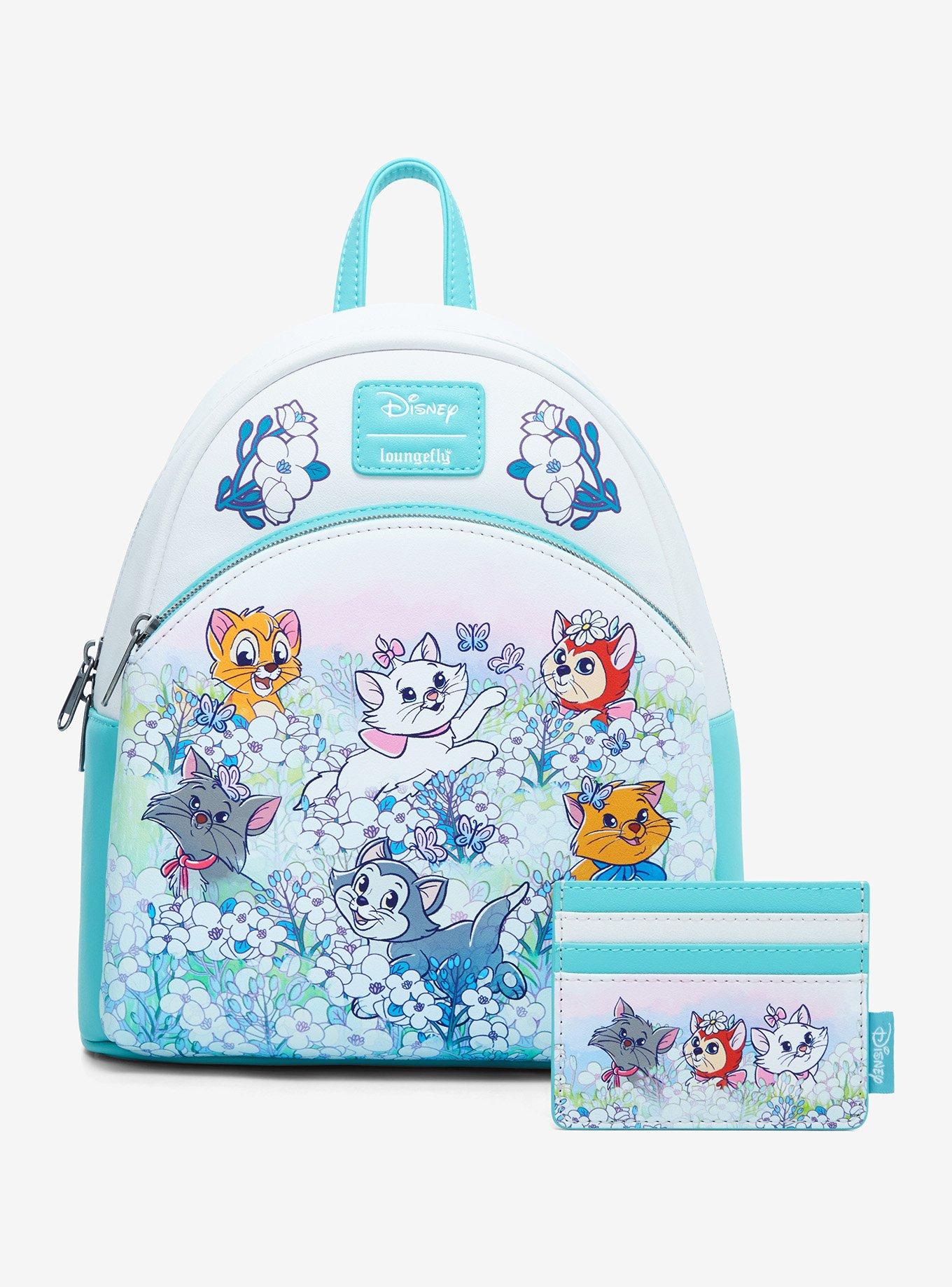 Loungefly Disney Cats Flower Field Mini Backpack, , alternate