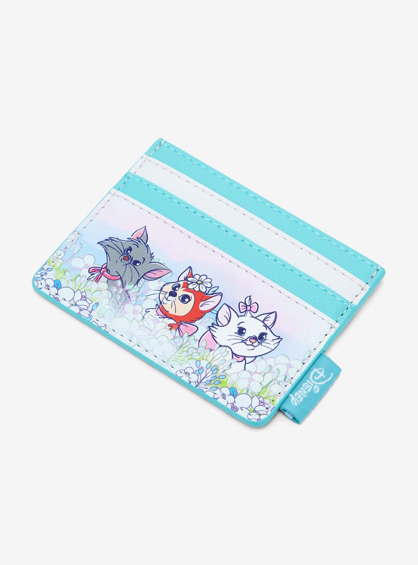 Loungefly Disney Cats Flower Field Cardholder, , alternate