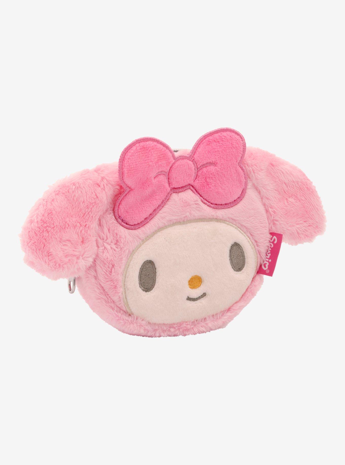 Loungefly My Melody Fuzzy Figural Coin Purse, , alternate