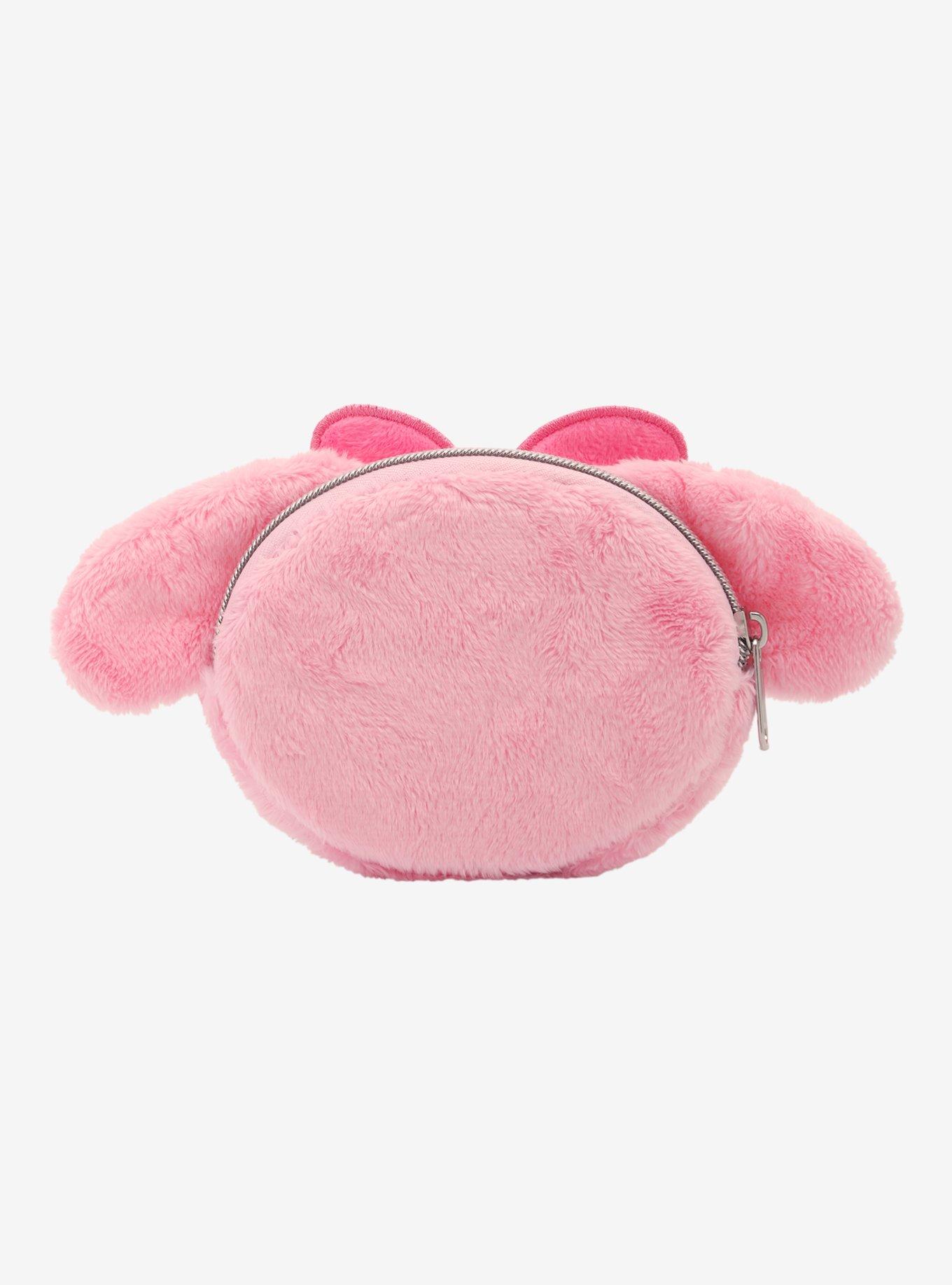 Loungefly My Melody Fuzzy Figural Coin Purse, , alternate