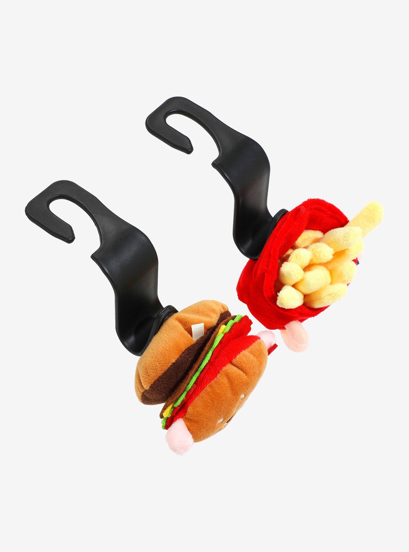 Fast Food Plush Car Seat Hook Set