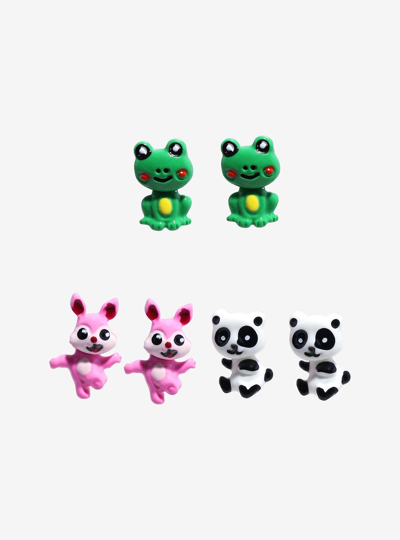 Sweet Society Critters Front/Back Earring Set, , alternate