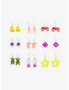 Sweet Society Quirky Icons Drop Earring Set, , hi-res