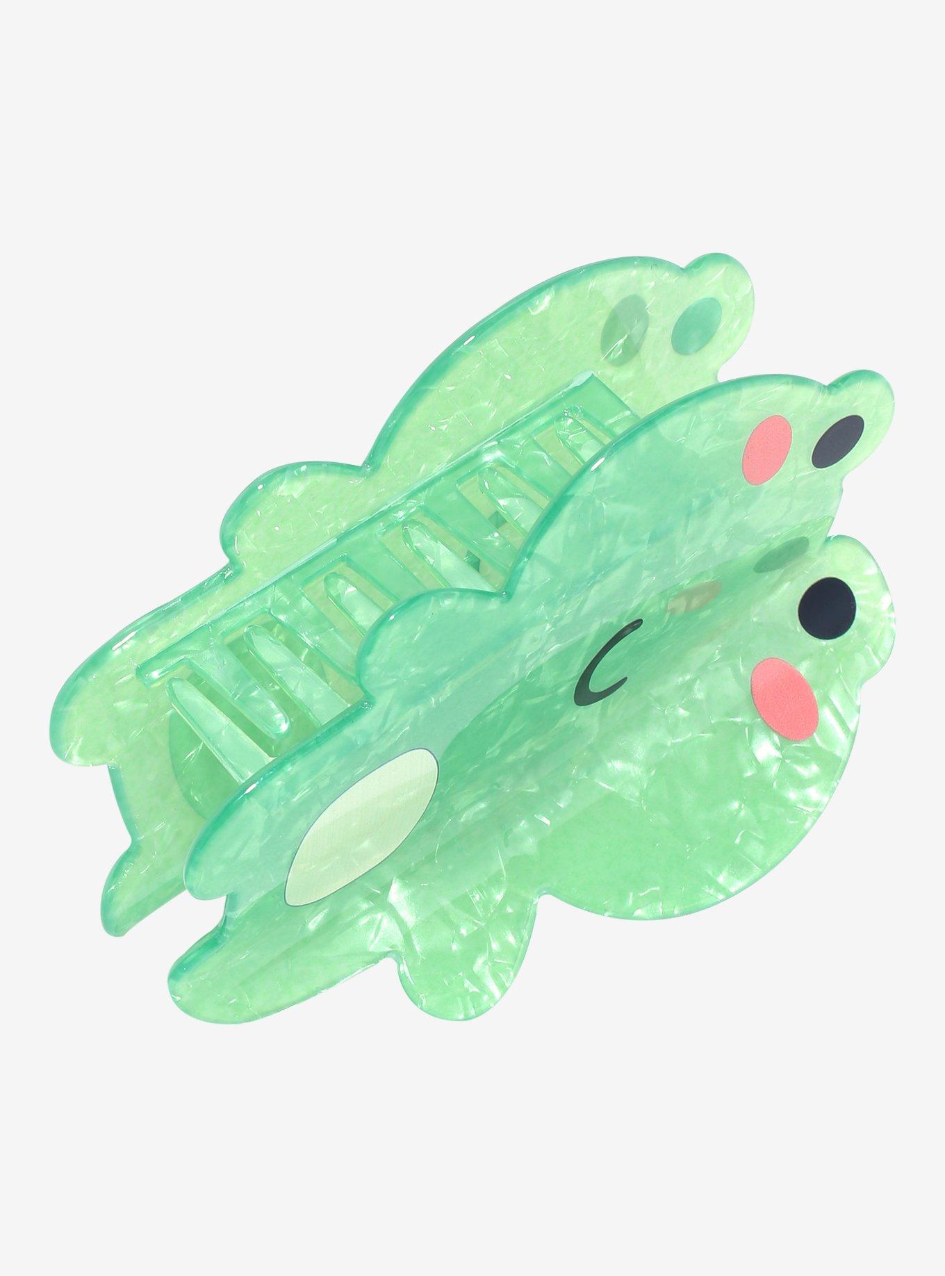 Sweet Society Kawaii Frog Figural Claw Hair Clip, , alternate