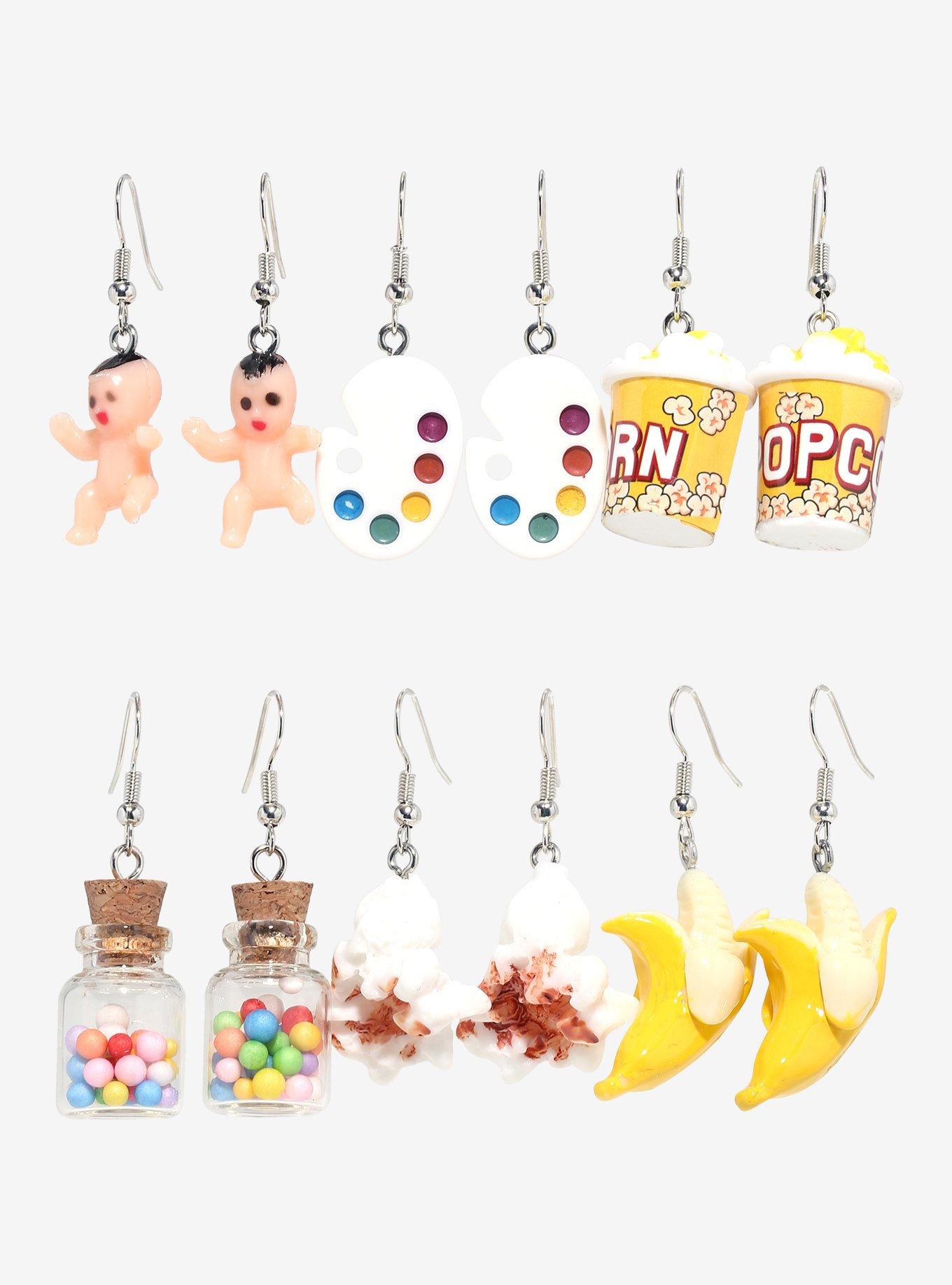 Sweet Society Artsy Food Earring Set, , alternate