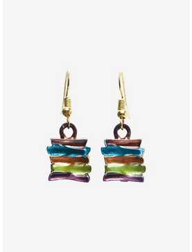 Thorn & Fable Stacked Books Earrings, , hi-res