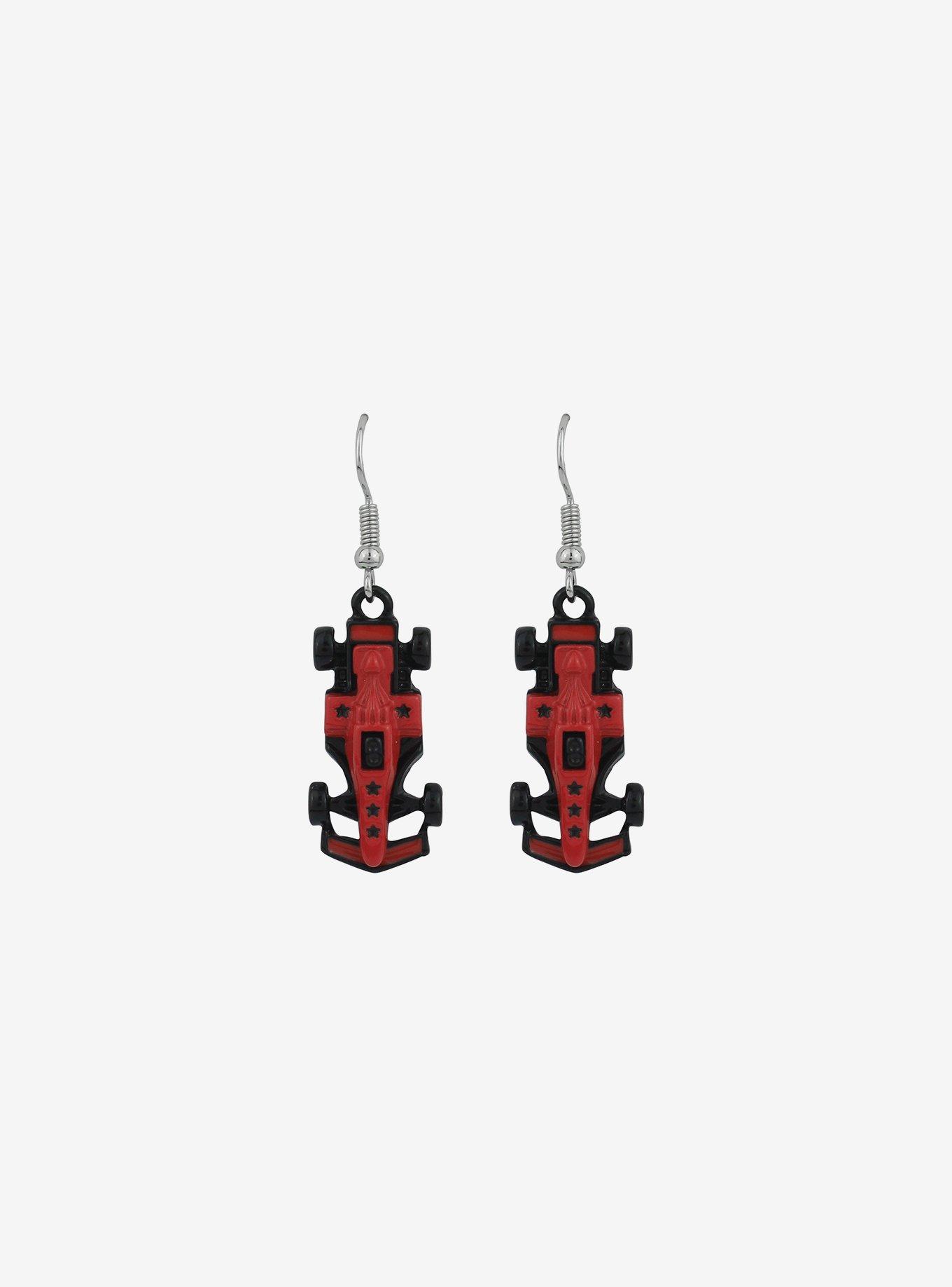 Race Car Drop Earrings